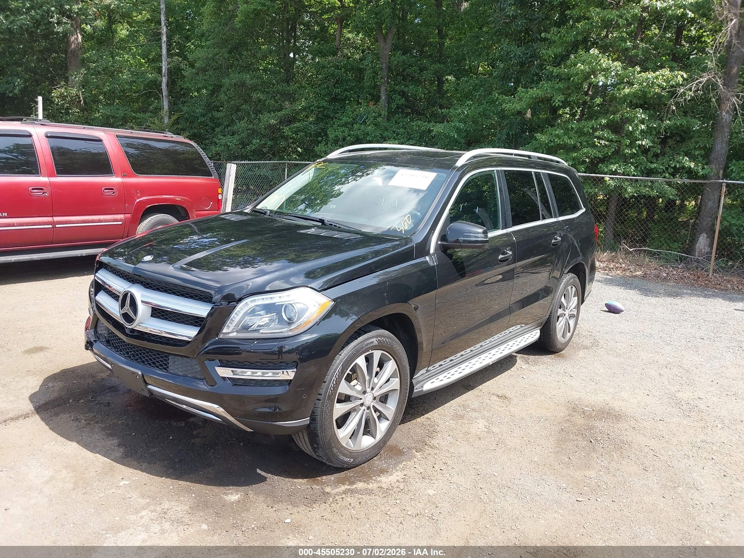 2014 Mercedes-benz Gl 450 4matic Черный vin: 4JGDF7CE7EA292551