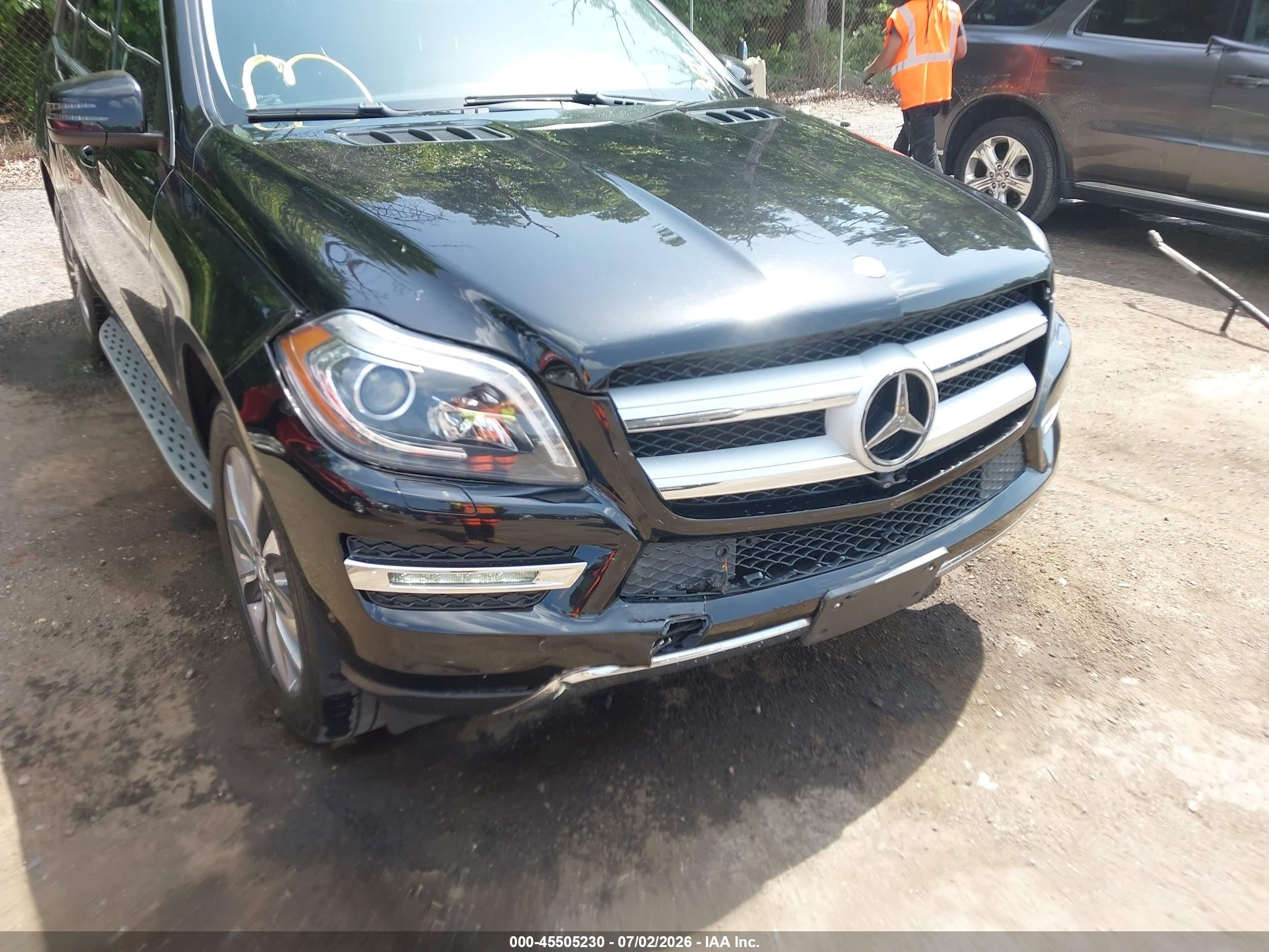 2014 Mercedes-benz Gl 450 4matic Черный vin: 4JGDF7CE7EA292551