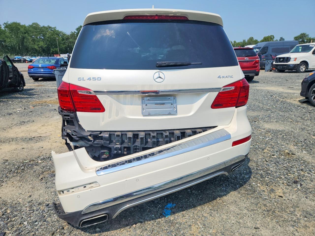 2014 Mercedes-benz Gl 450 4matic White vin: 4JGDF7CE7EA309722