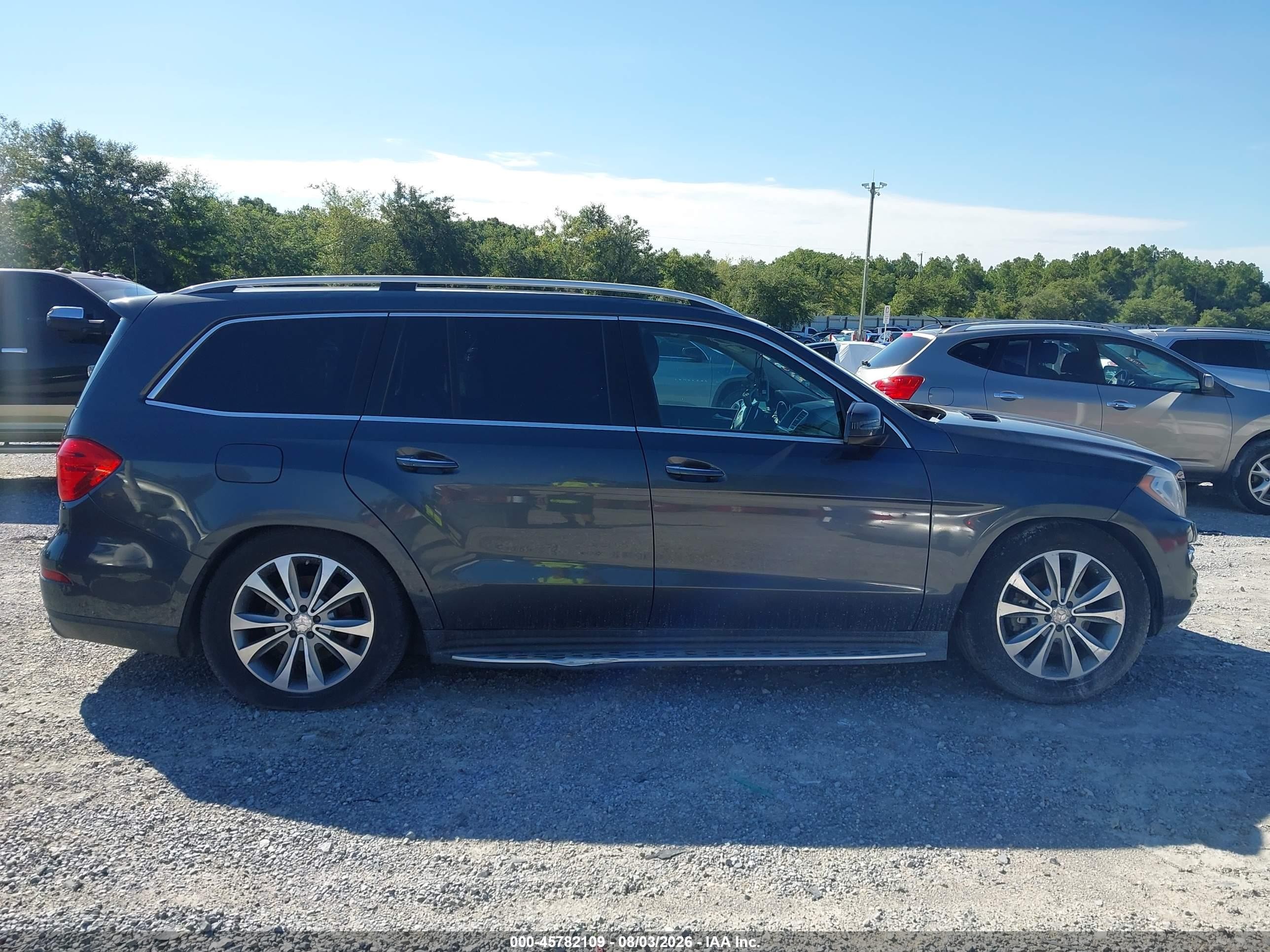 2014 Mercedes-benz Gl 450 4matic Gray vin: 4JGDF7CE7EA326620