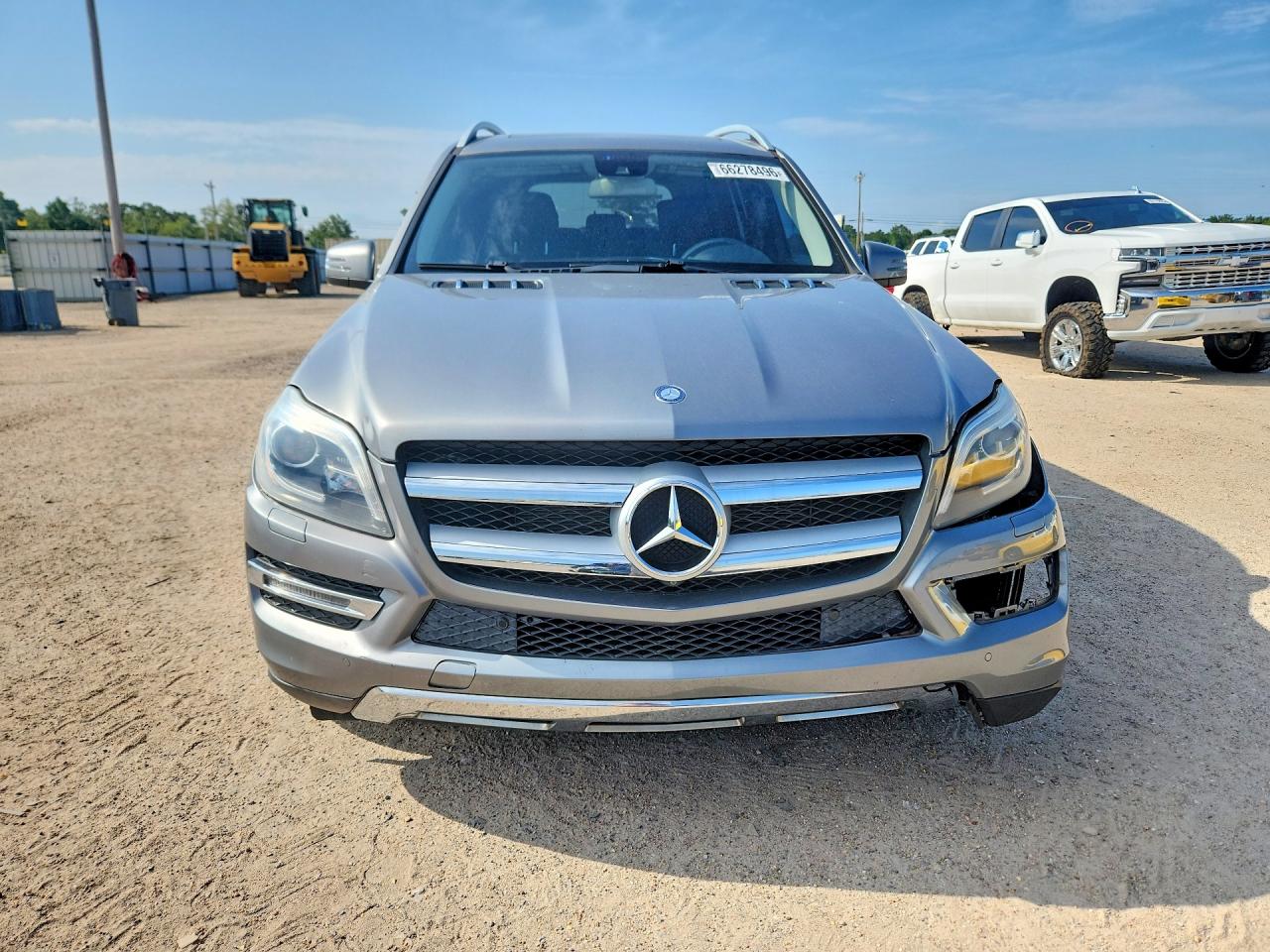 2014 Mercedes-benz Gl 450 4matic Gray vin: 4JGDF7CE7EA330456