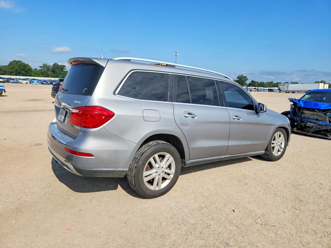 2014 Mercedes-benz Gl 450 4matic Gray vin: 4JGDF7CE7EA330456