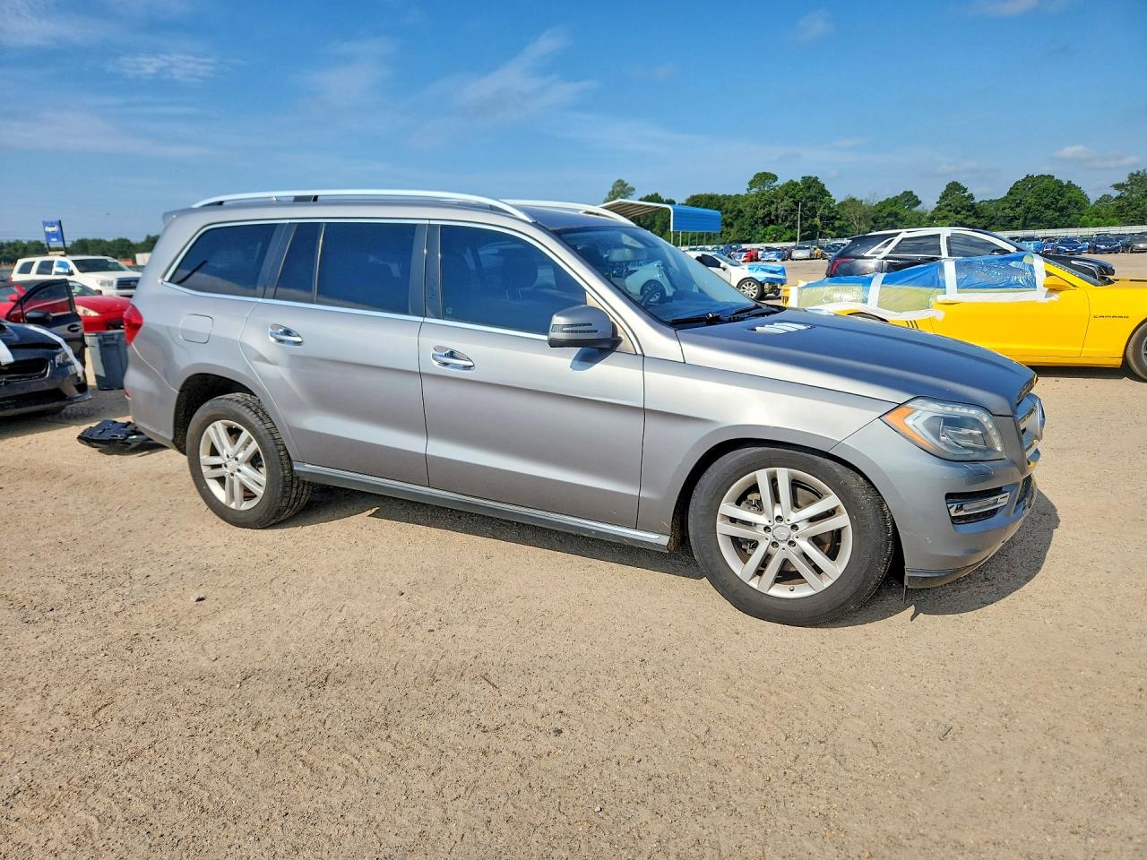 2014 Mercedes-benz Gl 450 4matic Gray vin: 4JGDF7CE7EA330456