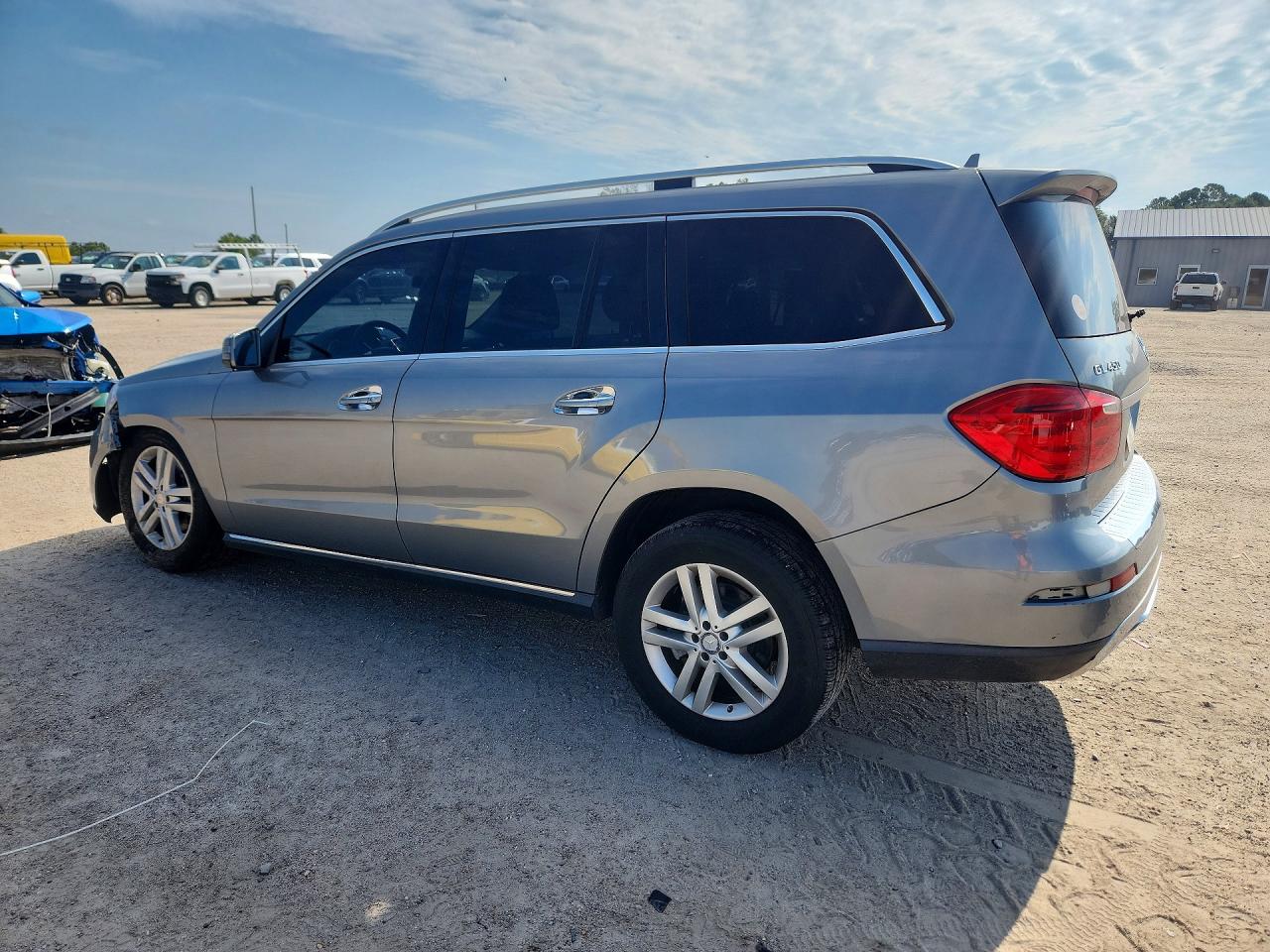2014 Mercedes-benz Gl 450 4matic Gray vin: 4JGDF7CE7EA330456