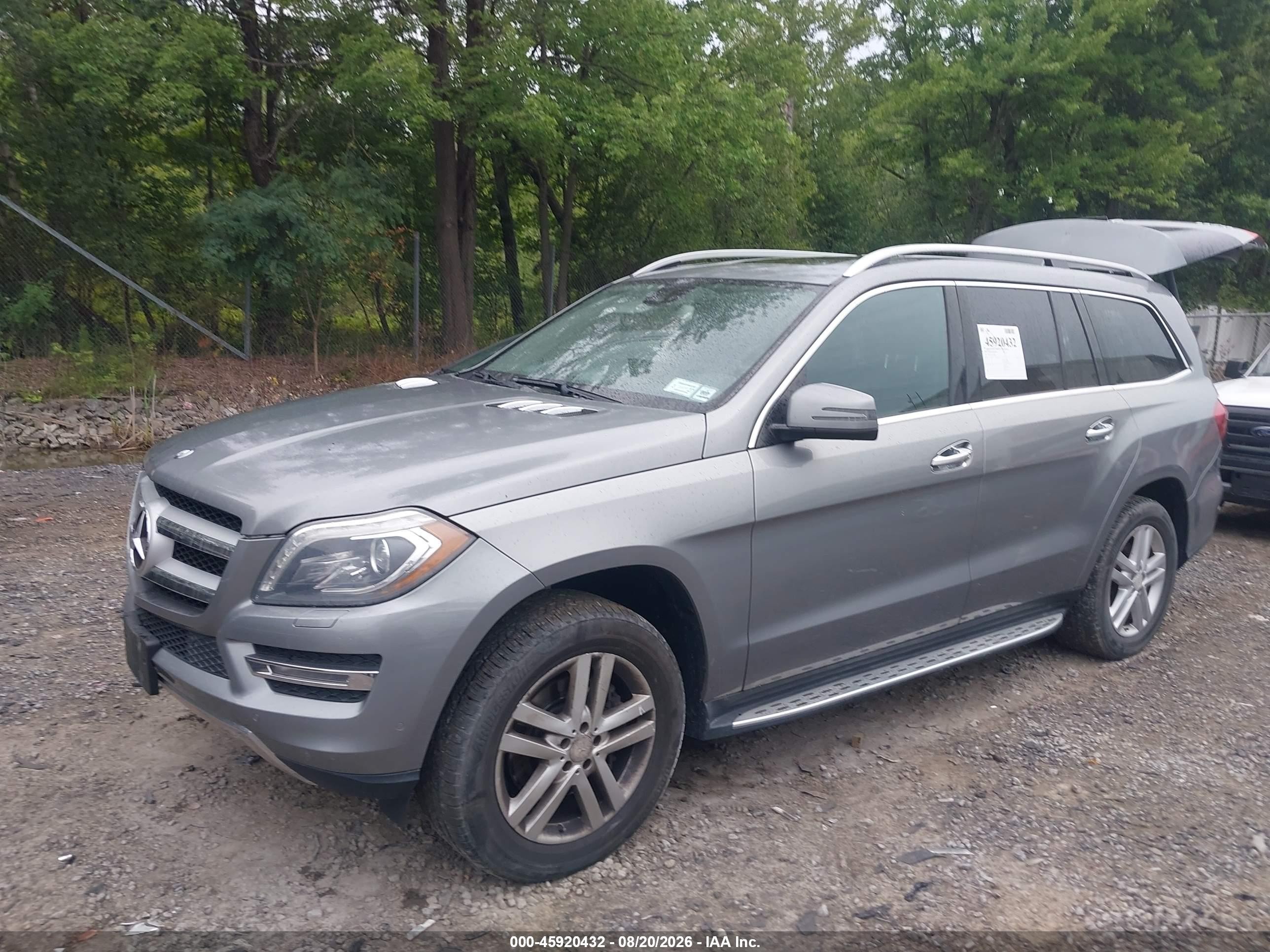2014 Mercedes-benz Gl 450 4matic Gray vin: 4JGDF7CE7EA346608