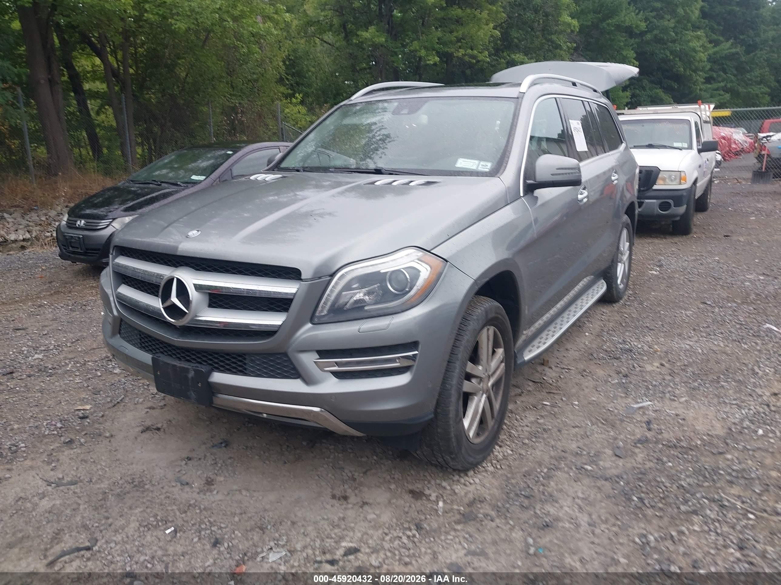 2014 Mercedes-benz Gl 450 4matic Gray vin: 4JGDF7CE7EA346608