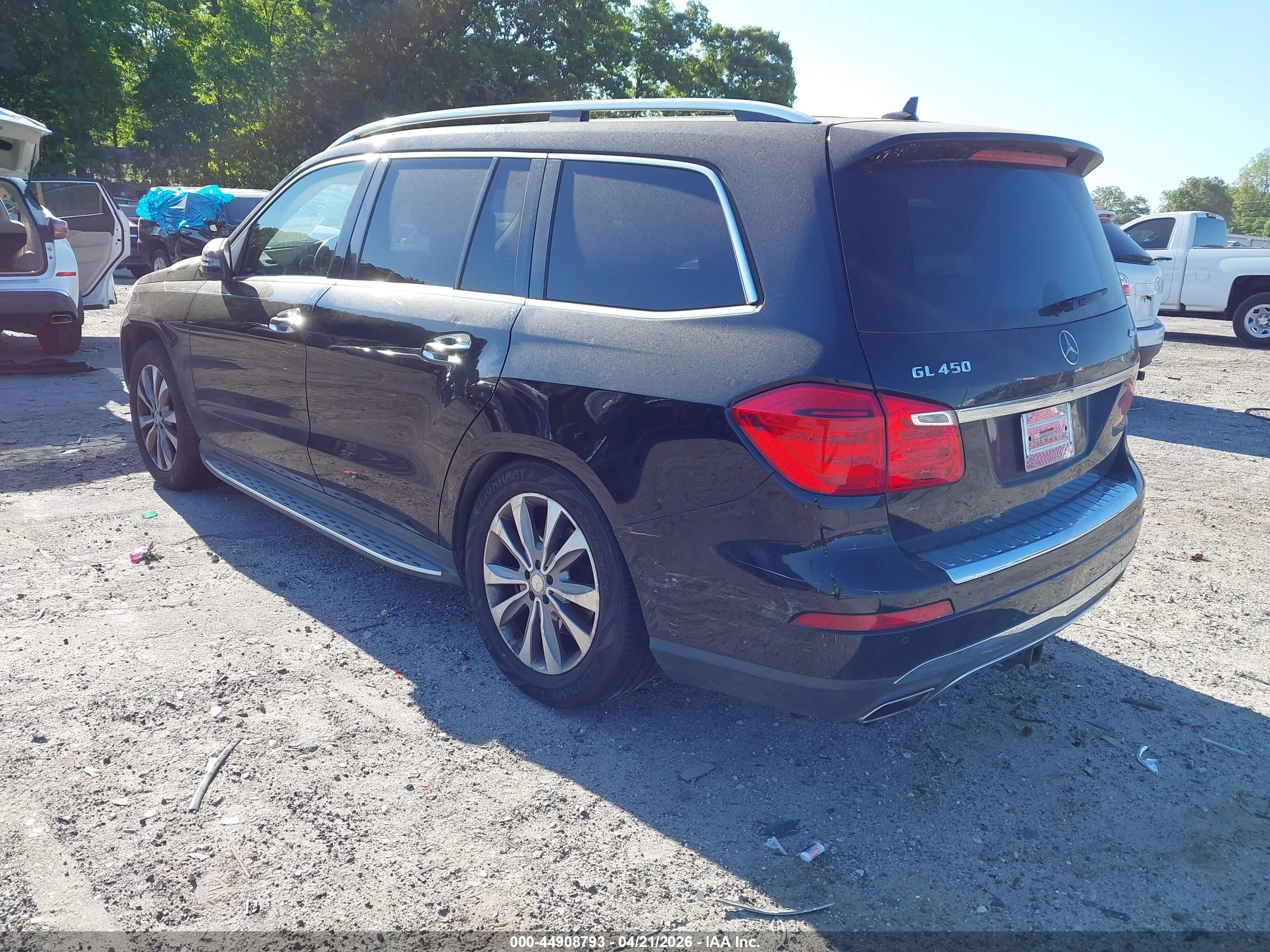 2014 Mercedes-benz Gl 450 4matic Black vin: 4JGDF7CE7EA389569