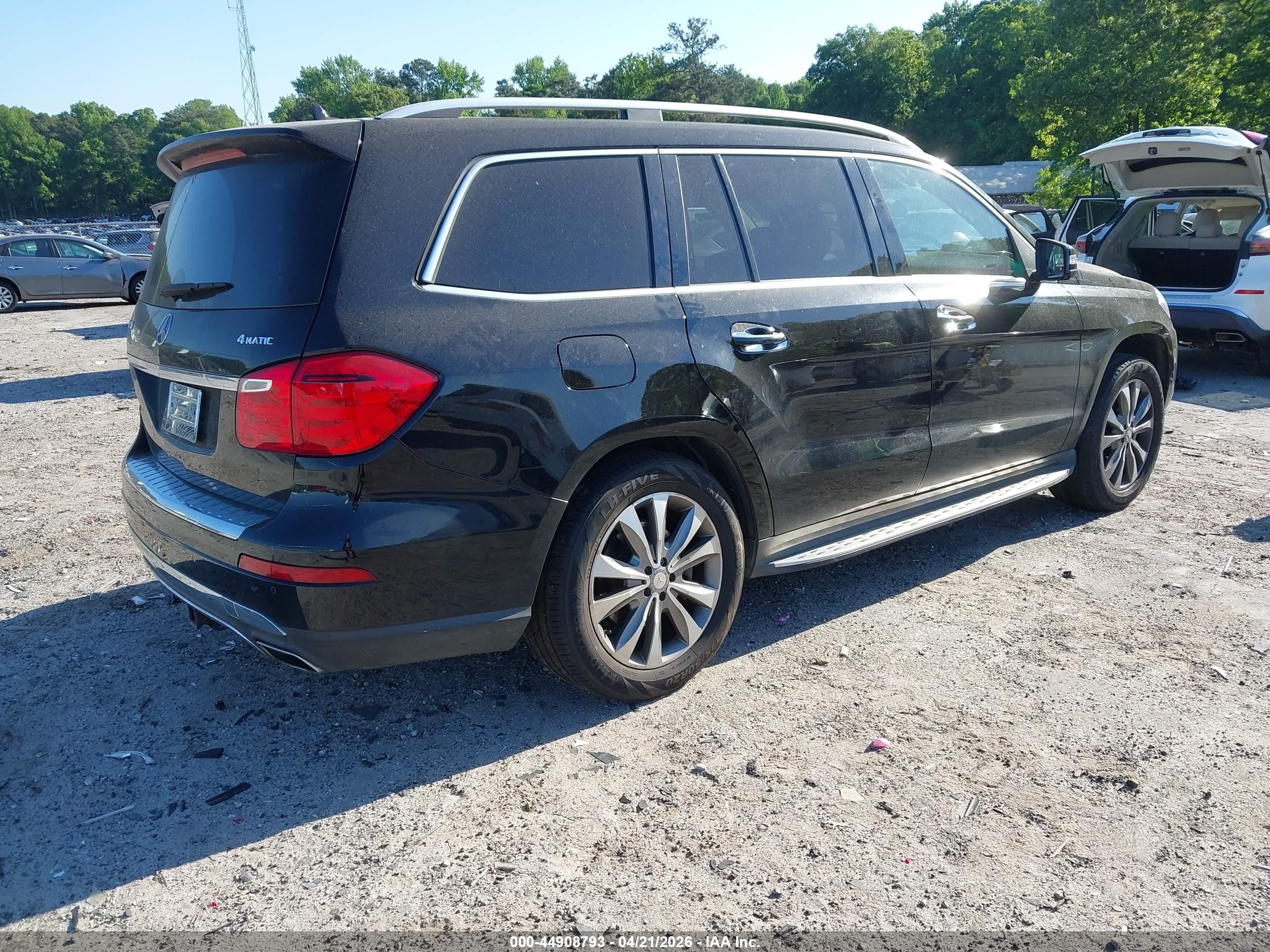 2014 Mercedes-benz Gl 450 4matic Black vin: 4JGDF7CE7EA389569