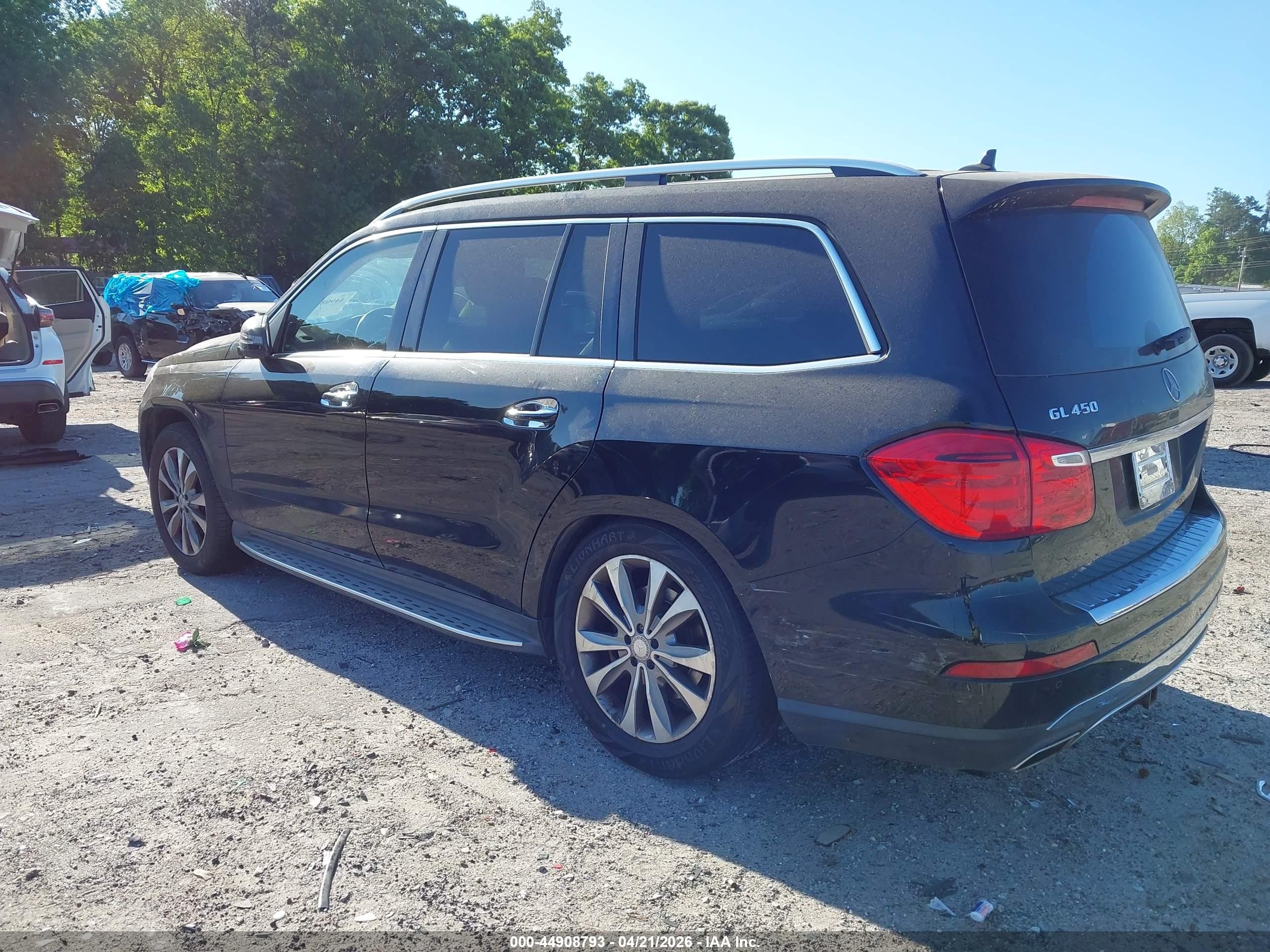 2014 Mercedes-benz Gl 450 4matic Black vin: 4JGDF7CE7EA389569
