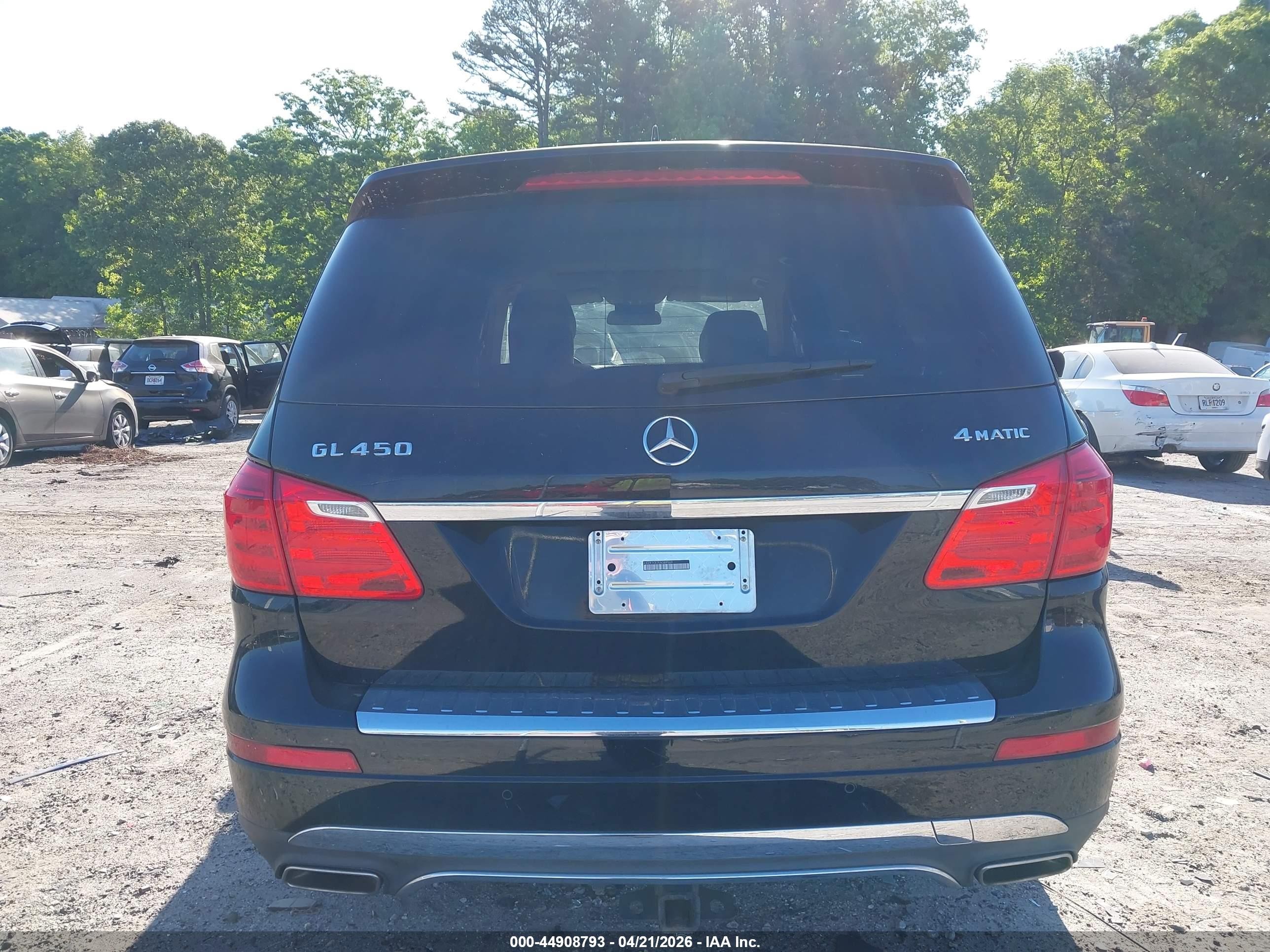 2014 Mercedes-benz Gl 450 4matic Black vin: 4JGDF7CE7EA389569