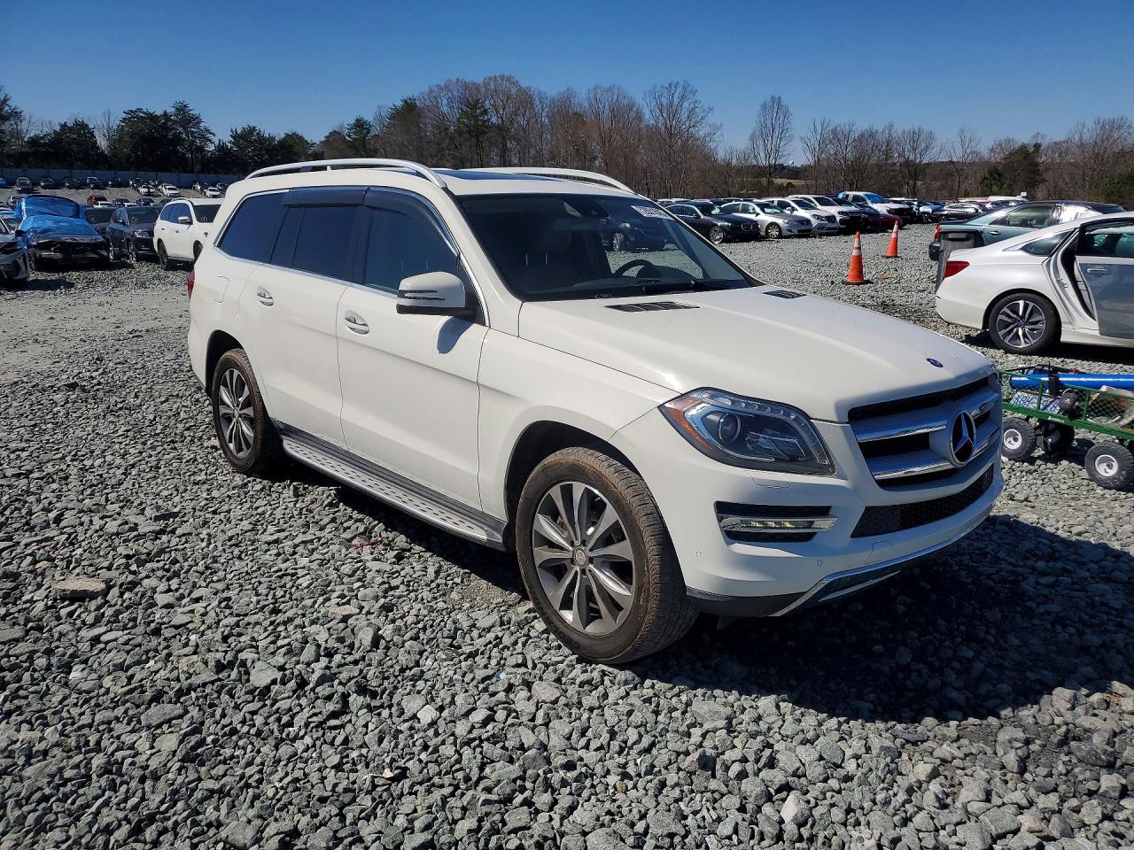 2013 Mercedes-benz Gl 450 4matic White vin: 4JGDF7CE8DA222345