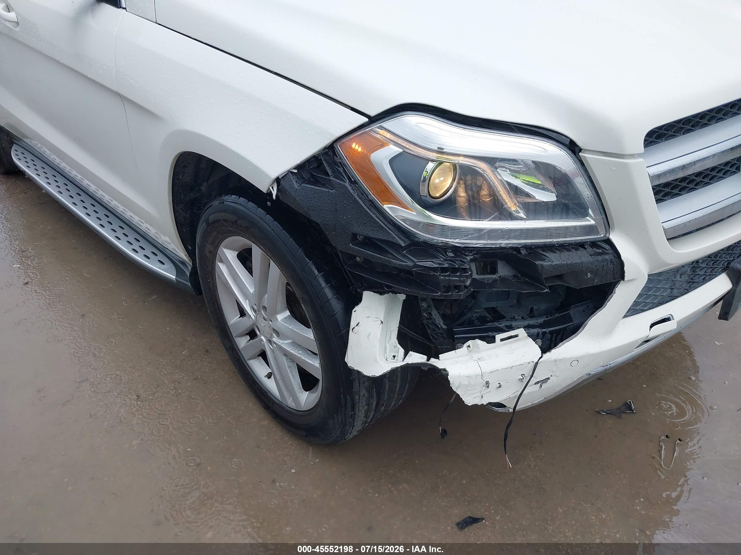 2013 Mercedes-benz Gl 450 4matic White vin: 4JGDF7CE8DA225682