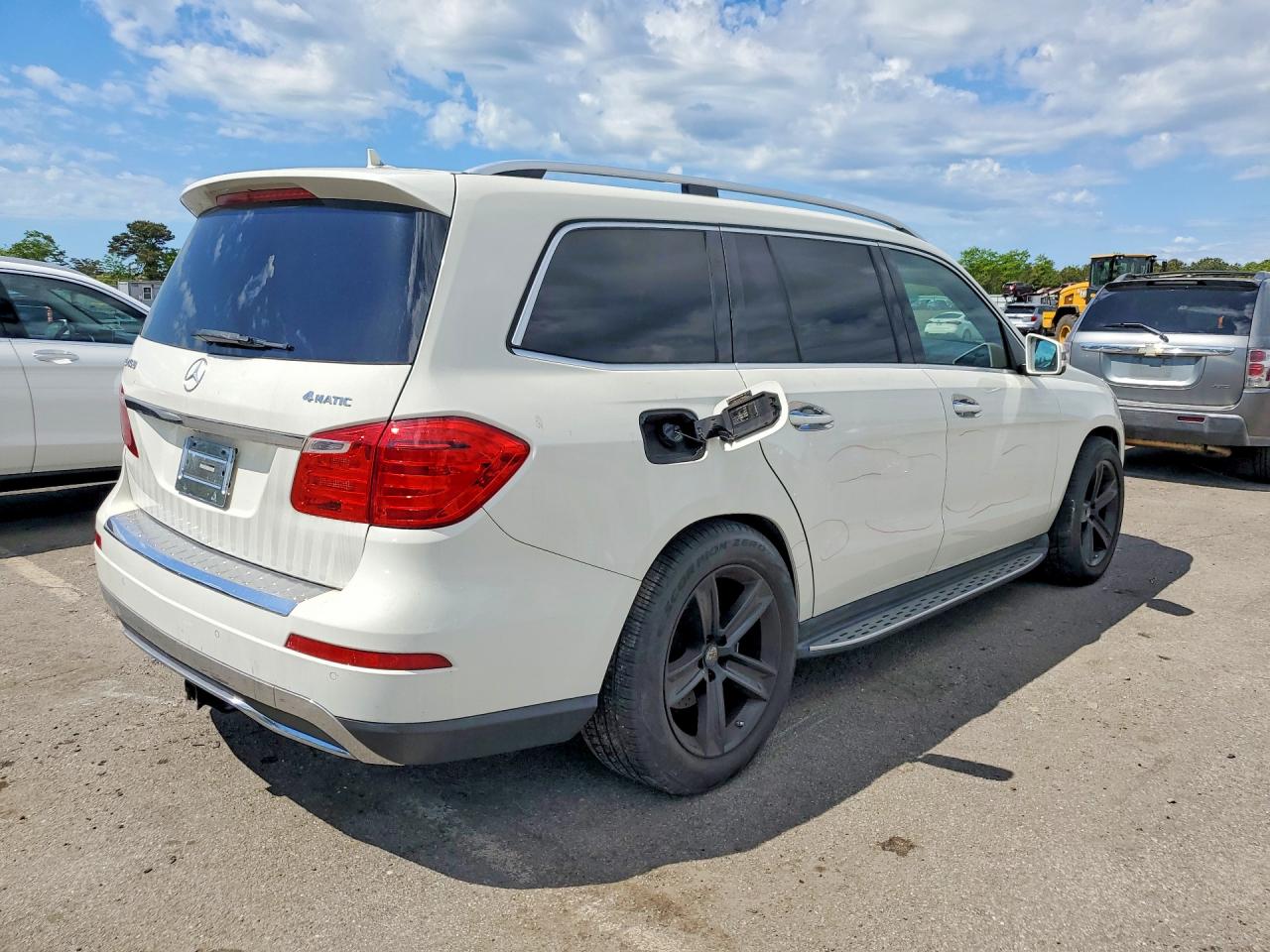 2013 Mercedes-benz Gl 450 4matic White vin: 4JGDF7CE8DA228341