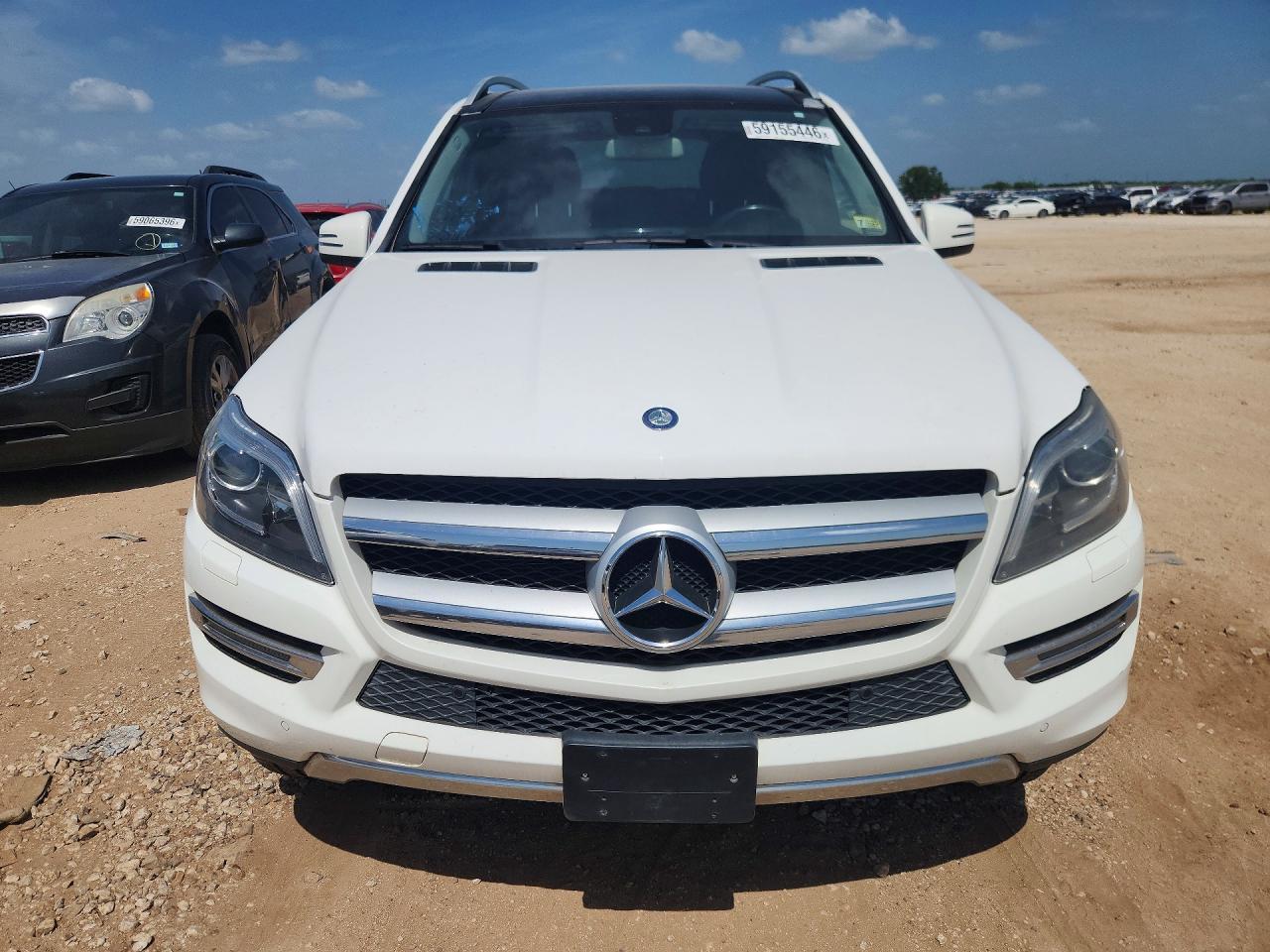 2014 Mercedes-benz Gl 450 4matic White vin: 4JGDF7CE8EA285091