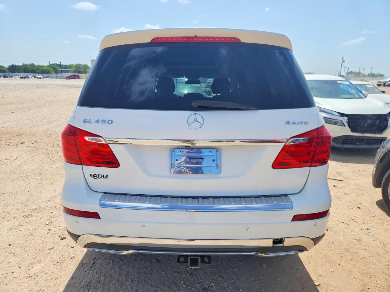 2014 Mercedes-benz Gl 450 4matic White vin: 4JGDF7CE8EA285091