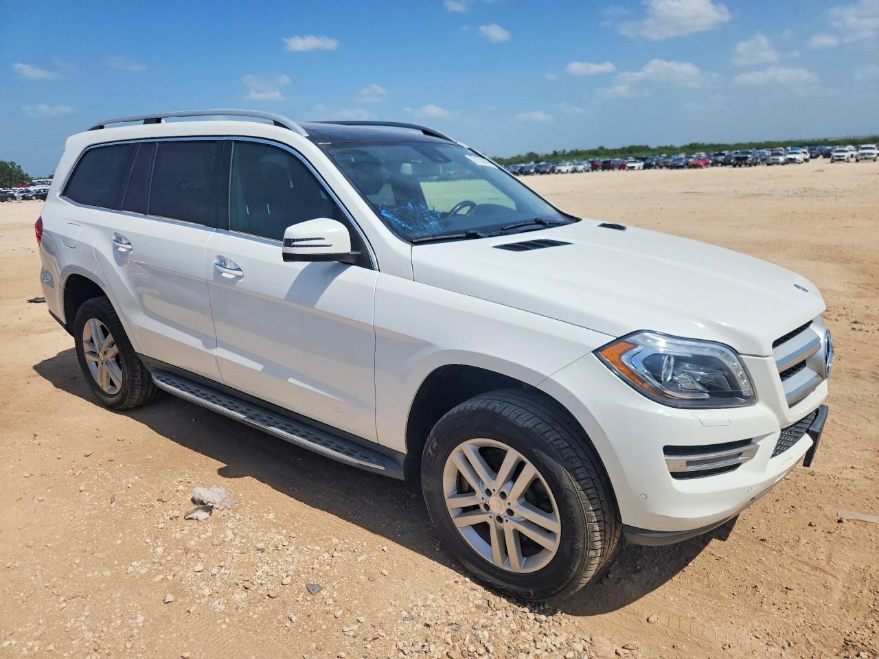 2014 Mercedes-benz Gl 450 4matic White vin: 4JGDF7CE8EA285091