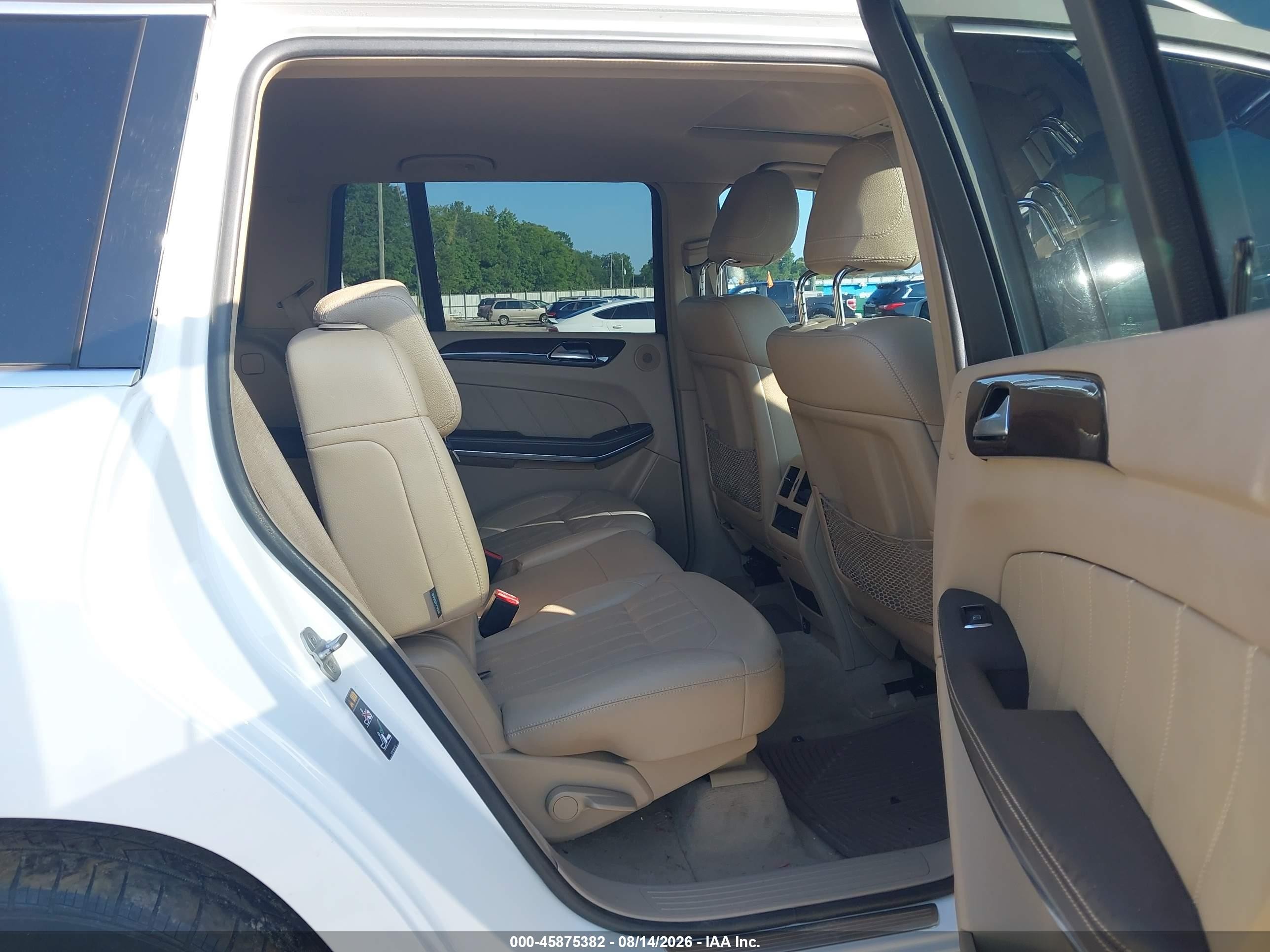 2014 Mercedes-benz Gl 450 4matic White vin: 4JGDF7CE8EA298102