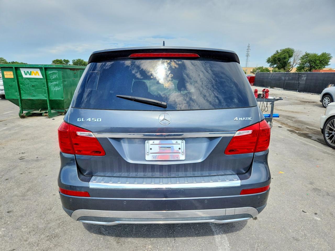 2014 Mercedes-benz Gl 450 4matic Gray vin: 4JGDF7CE8EA312743