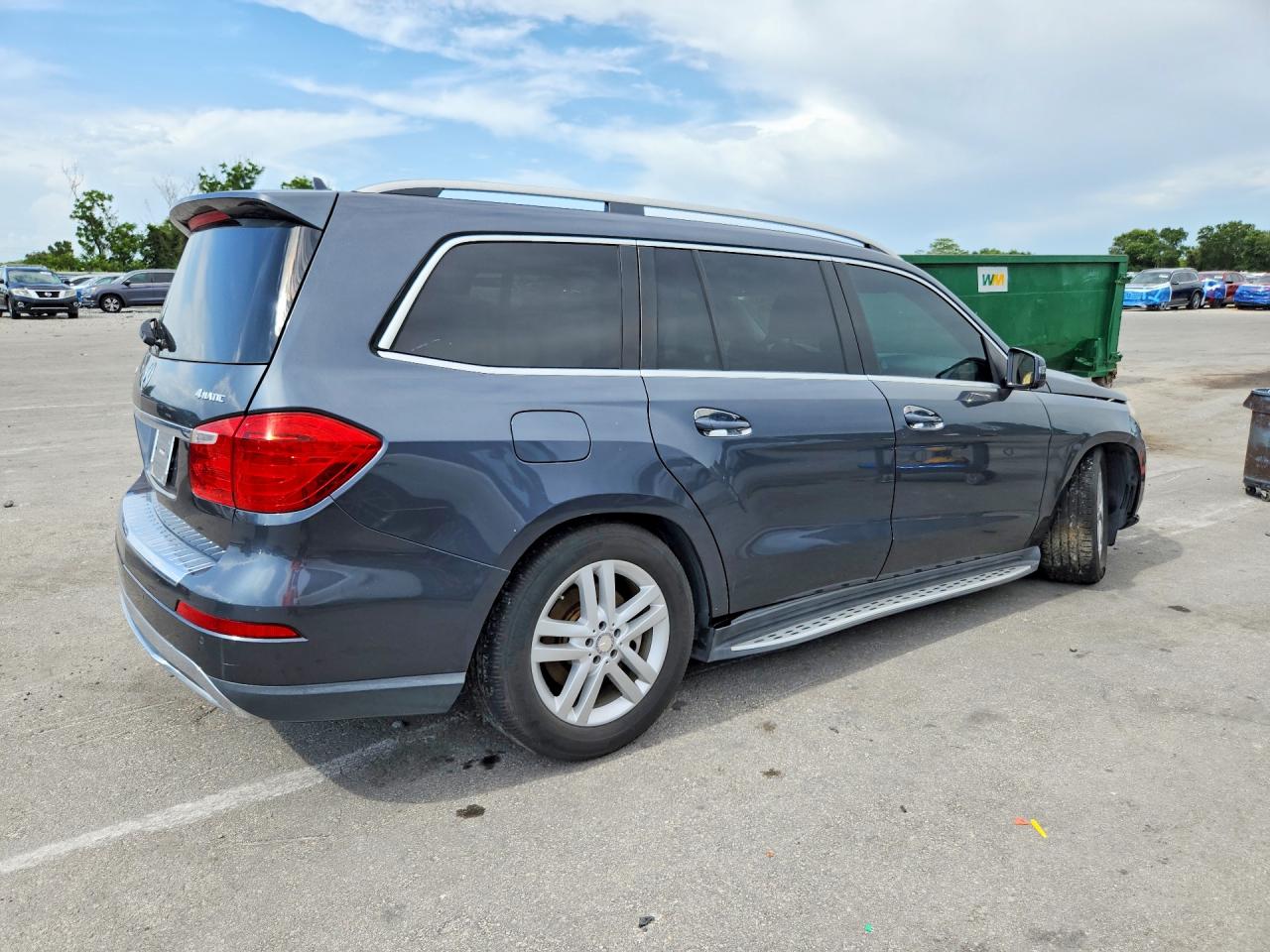 2014 Mercedes-benz Gl 450 4matic Gray vin: 4JGDF7CE8EA312743