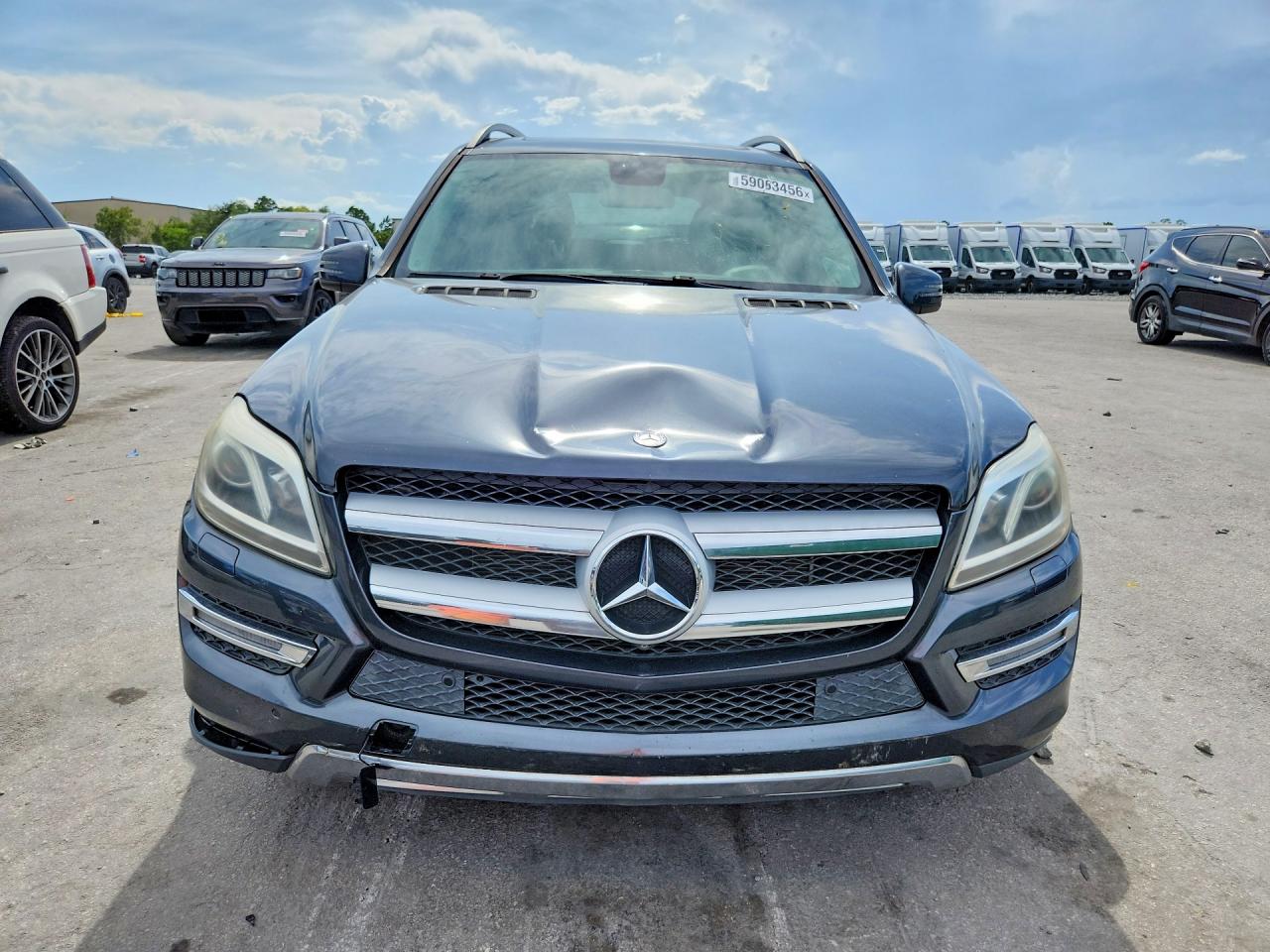 2014 Mercedes-benz Gl 450 4matic Gray vin: 4JGDF7CE8EA312743