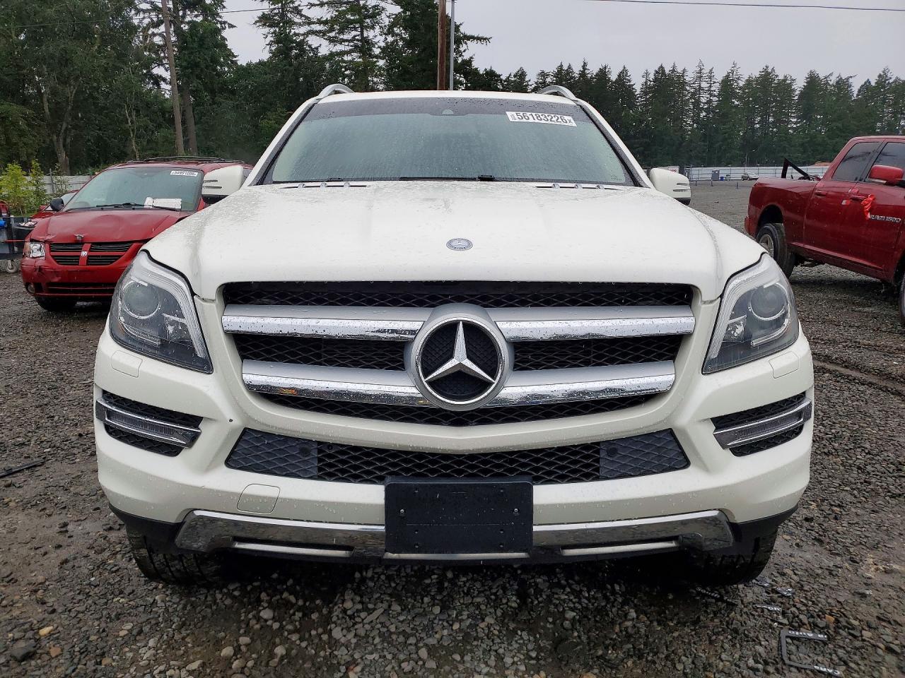 2014 Mercedes-benz Gl 450 4matic White vin: 4JGDF7CE8EA324634