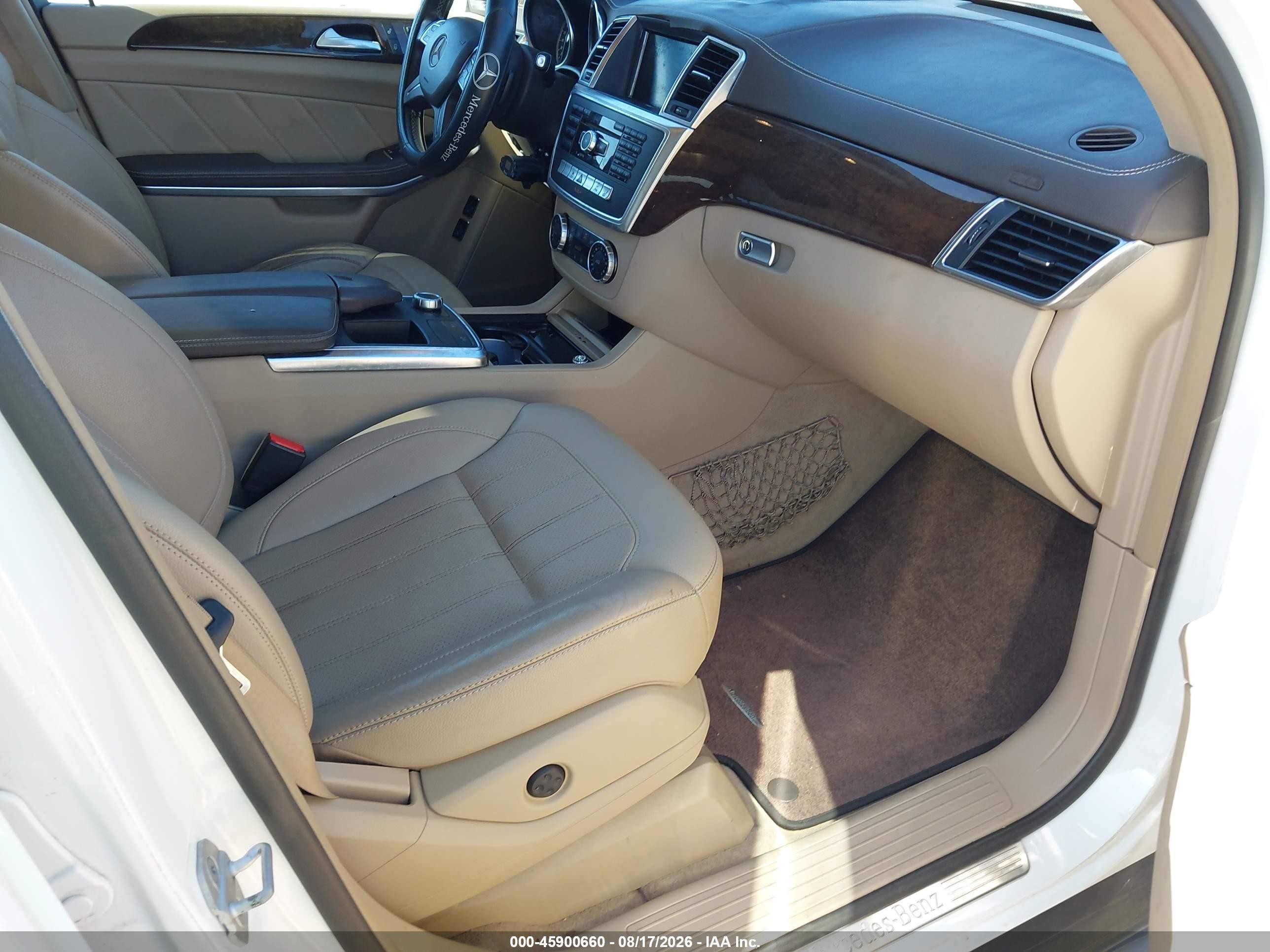 2014 Mercedes-benz Gl 450 4matic White vin: 4JGDF7CE8EA350571