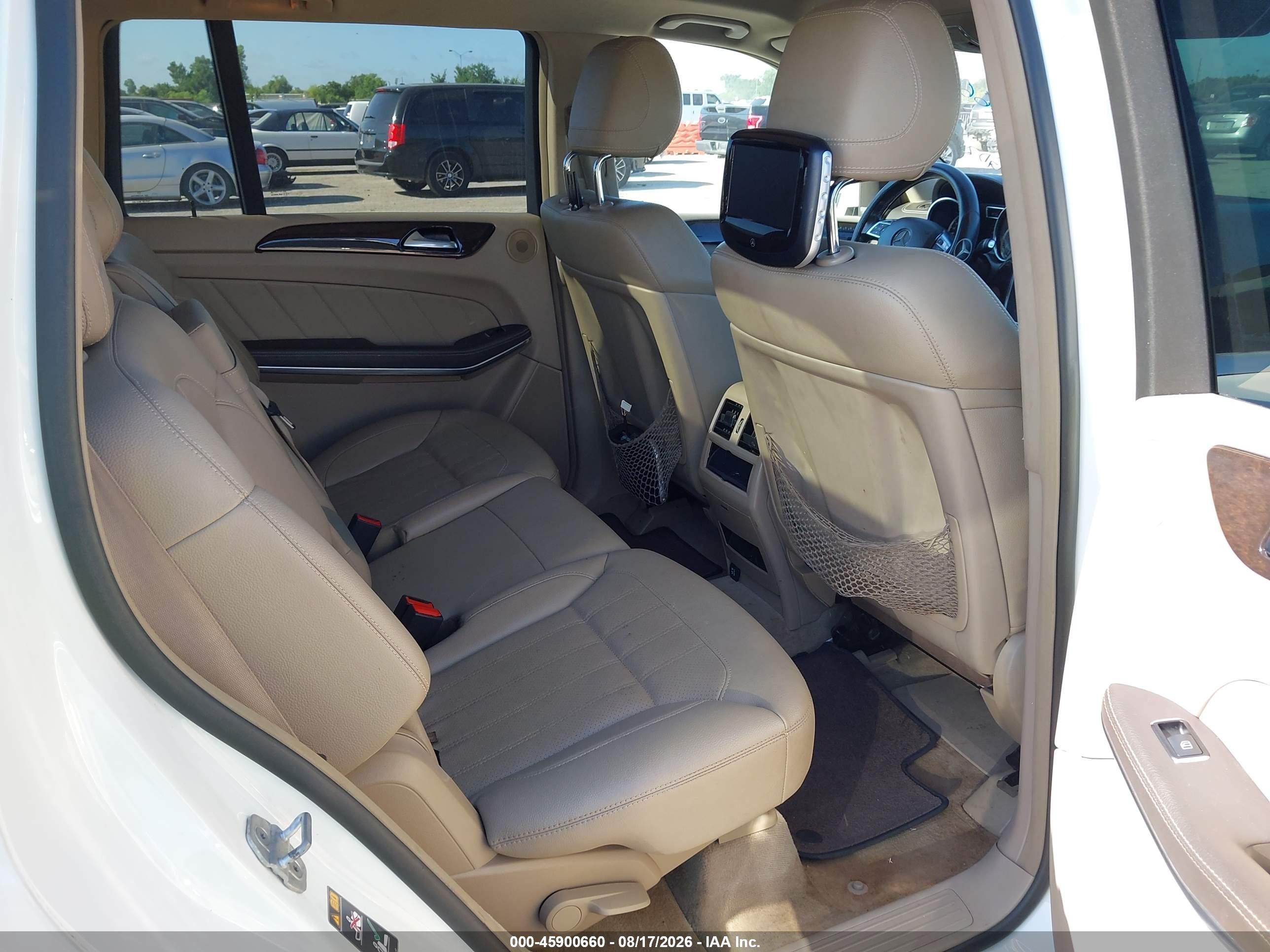 2014 Mercedes-benz Gl 450 4matic White vin: 4JGDF7CE8EA350571