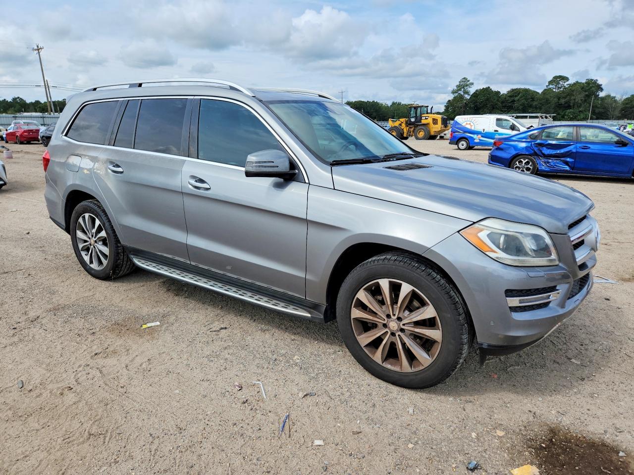 2014 Mercedes-benz Gl 450 4matic Серый vin: 4JGDF7CE8EA354734