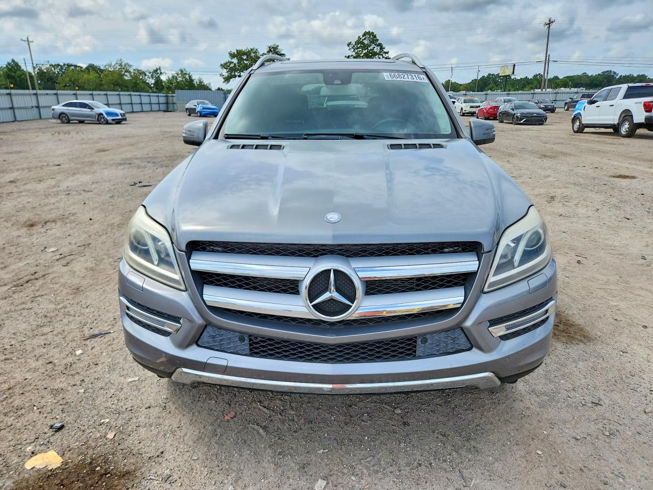 2014 Mercedes-benz Gl 450 4matic Серый vin: 4JGDF7CE8EA354734