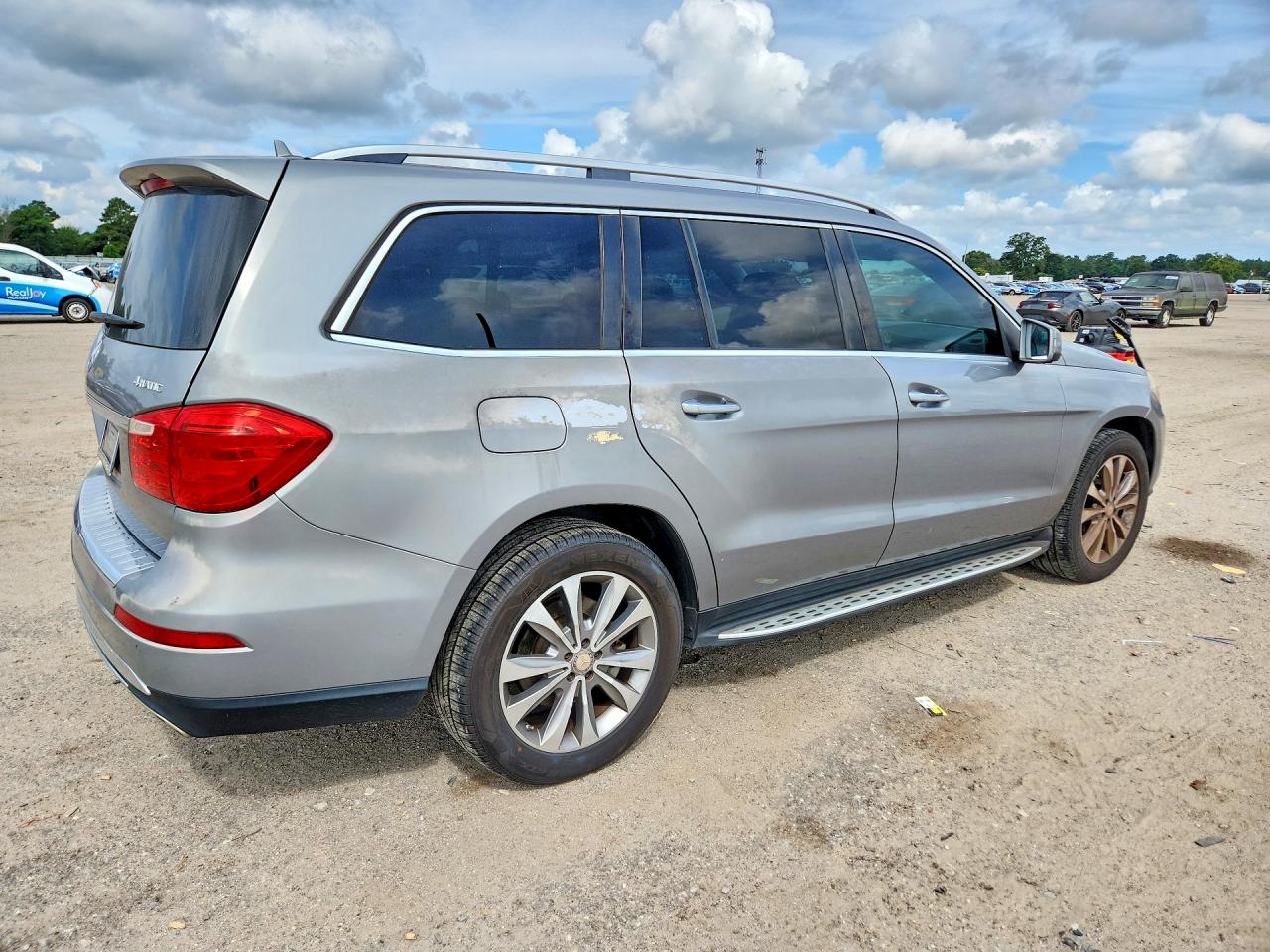2014 Mercedes-benz Gl 450 4matic Серый vin: 4JGDF7CE8EA354734