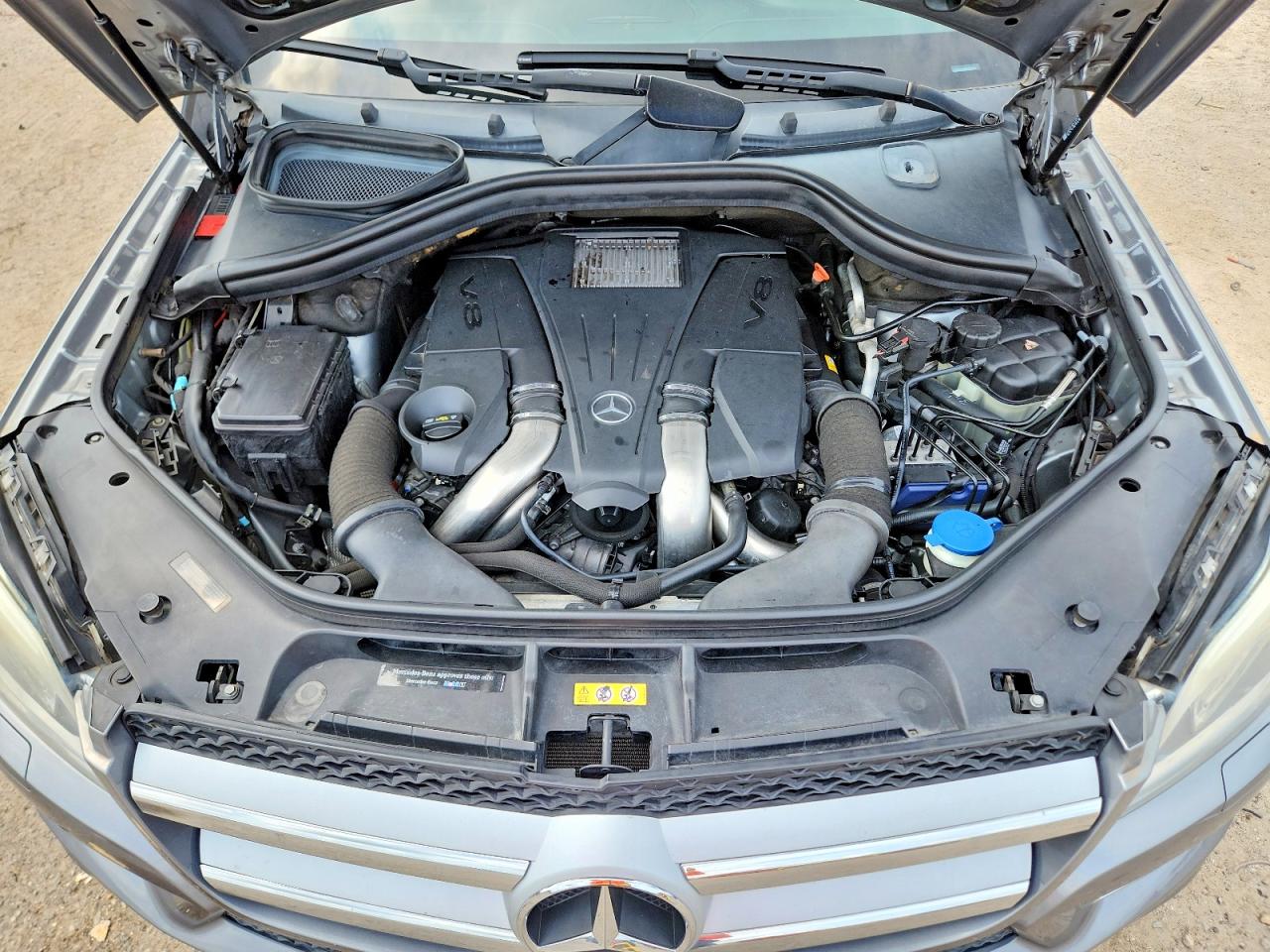2014 Mercedes-benz Gl 450 4matic Серый vin: 4JGDF7CE8EA354734