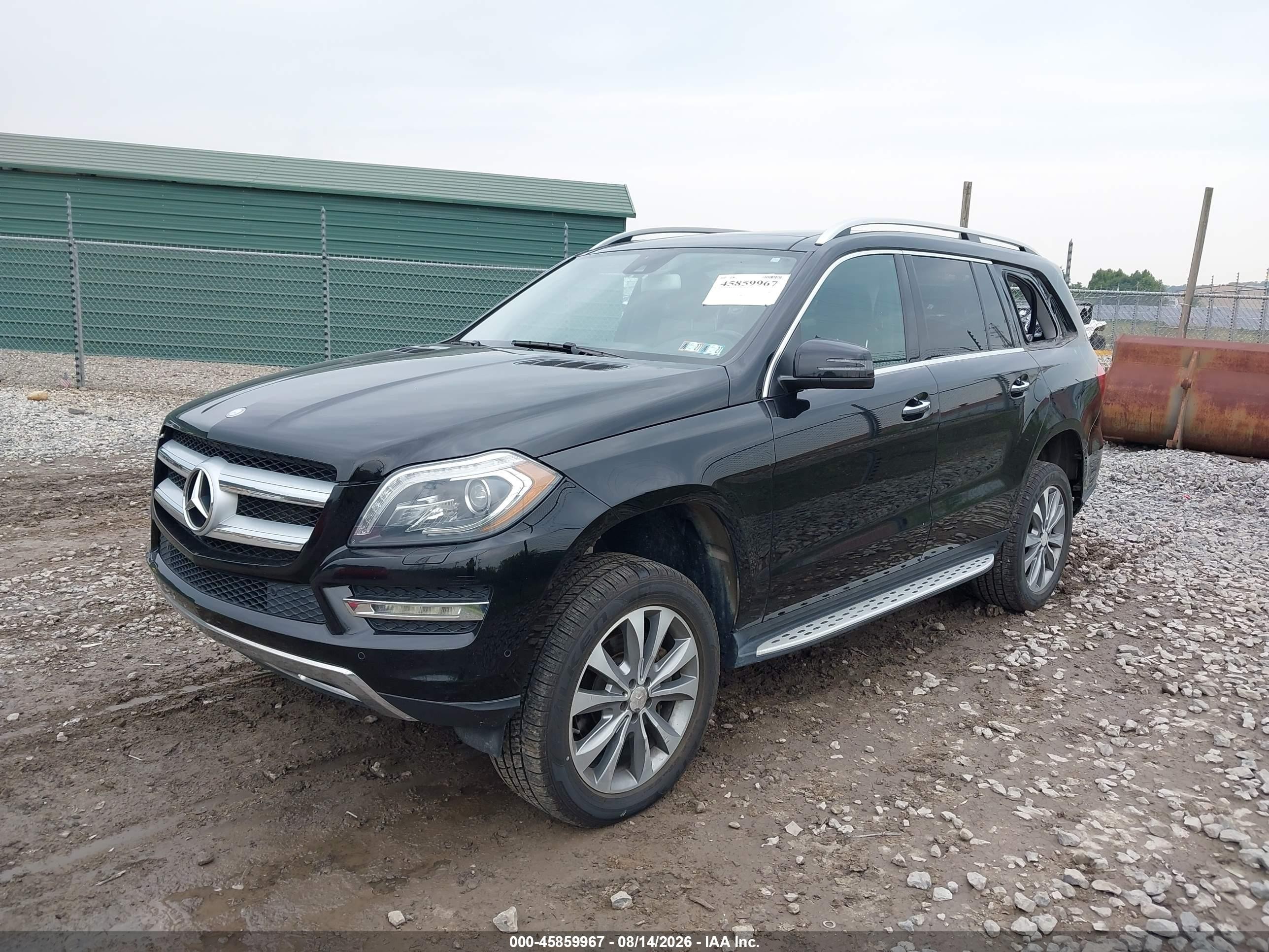 2014 Mercedes-benz Gl 450 4matic Black vin: 4JGDF7CE8EA381691