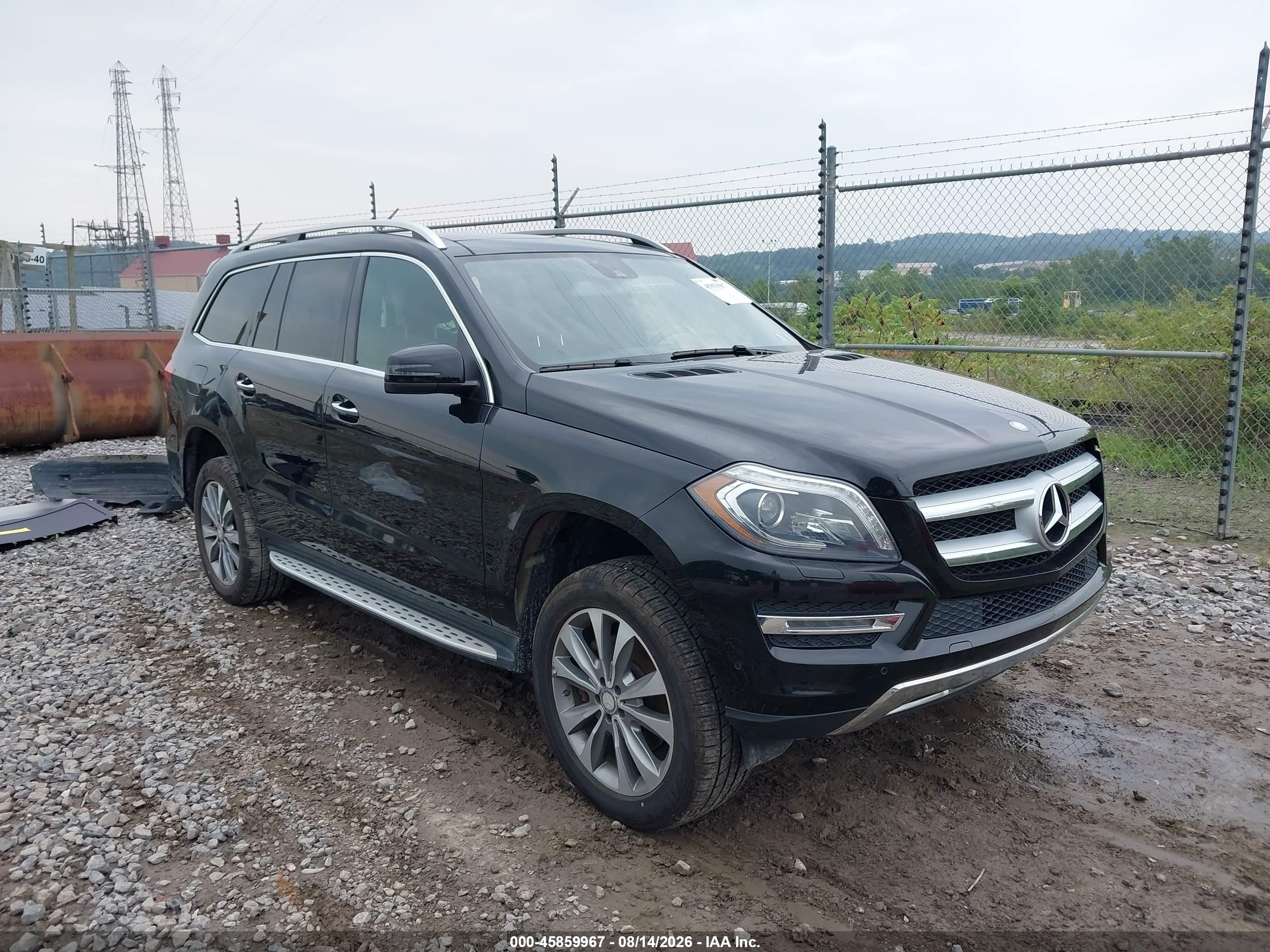 2014 Mercedes-benz Gl 450 4matic Black vin: 4JGDF7CE8EA381691