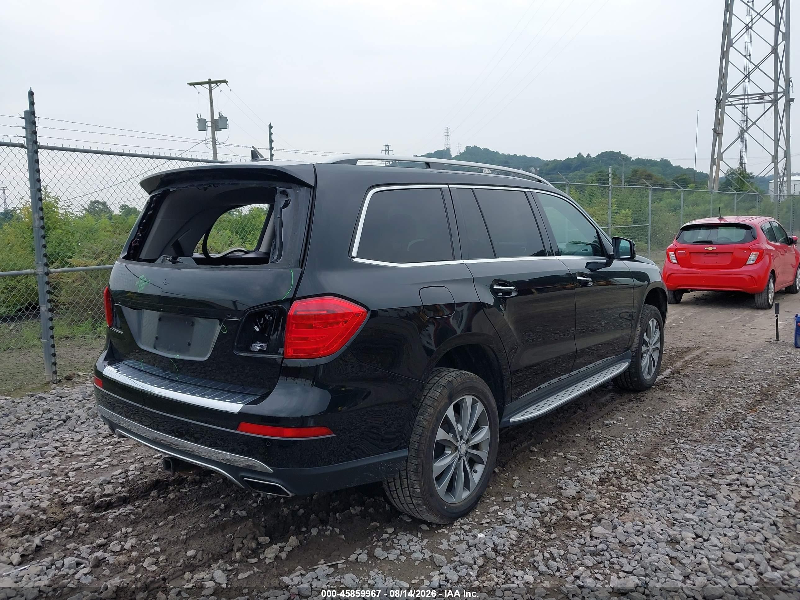 2014 Mercedes-benz Gl 450 4matic Black vin: 4JGDF7CE8EA381691