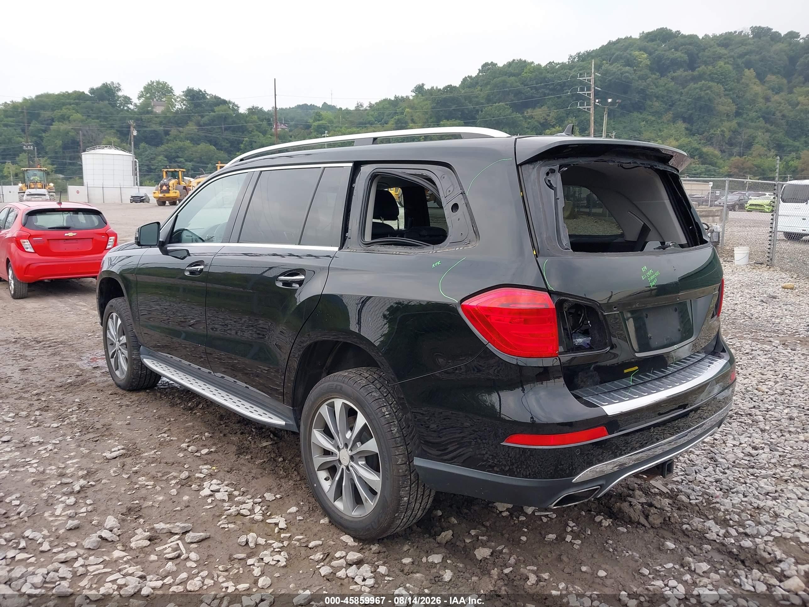 2014 Mercedes-benz Gl 450 4matic Black vin: 4JGDF7CE8EA381691