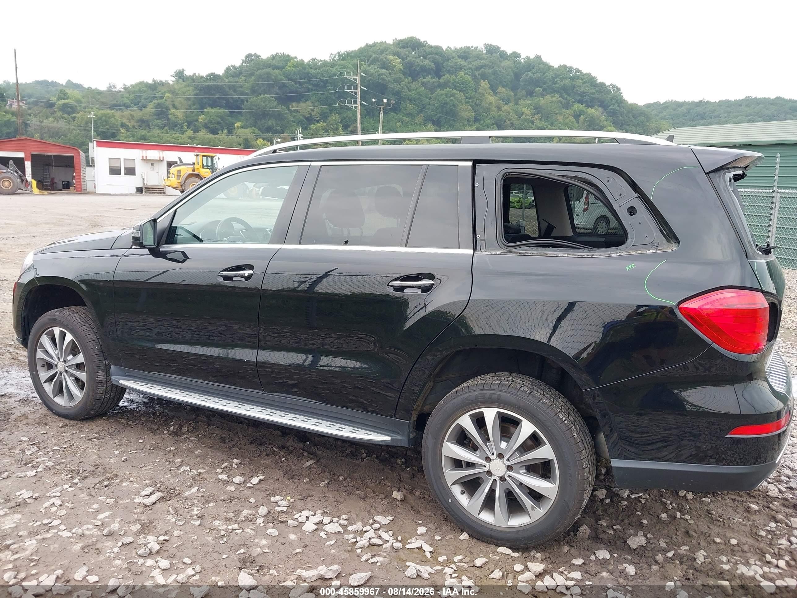 2014 Mercedes-benz Gl 450 4matic Black vin: 4JGDF7CE8EA381691