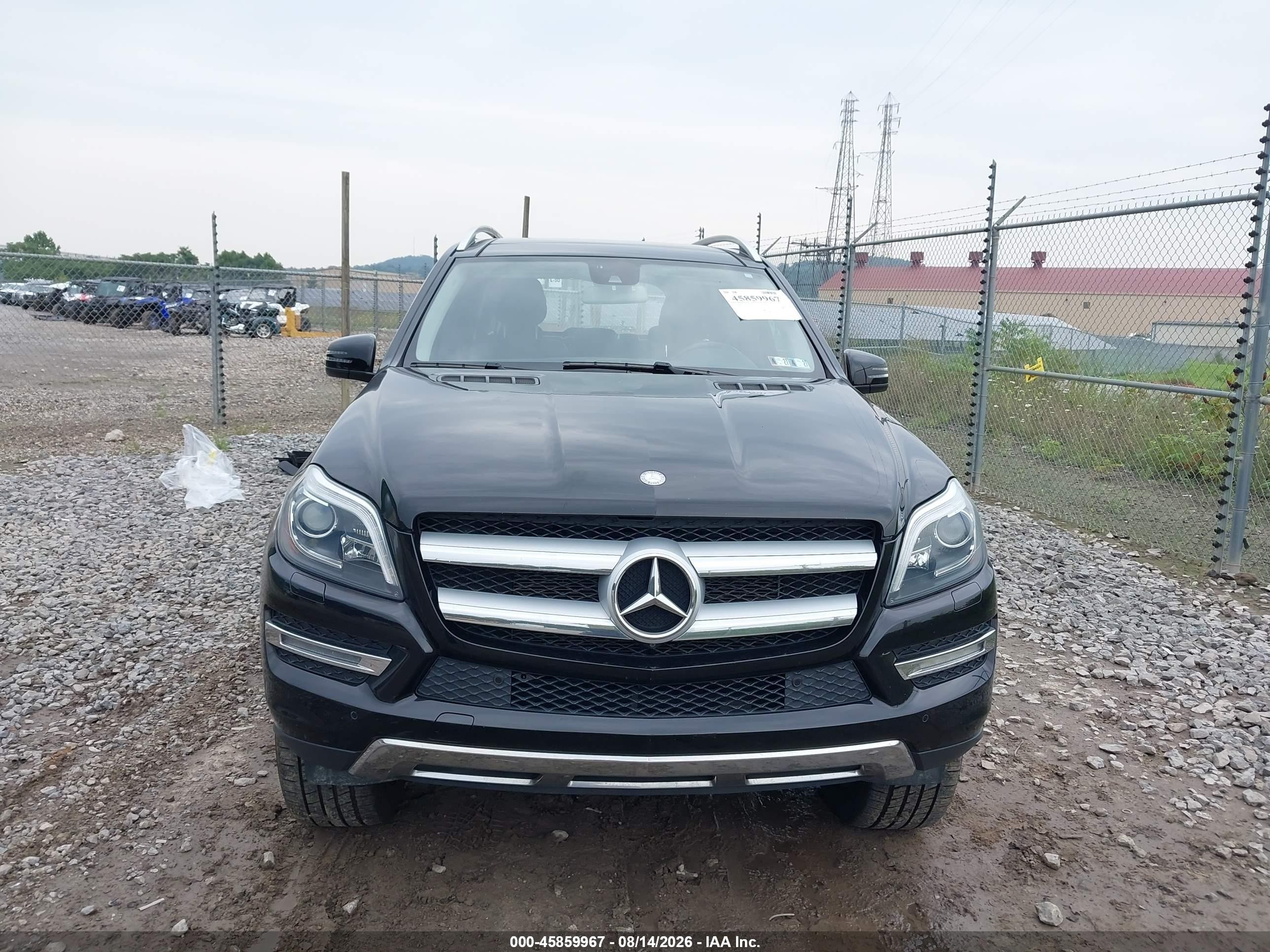 2014 Mercedes-benz Gl 450 4matic Black vin: 4JGDF7CE8EA381691