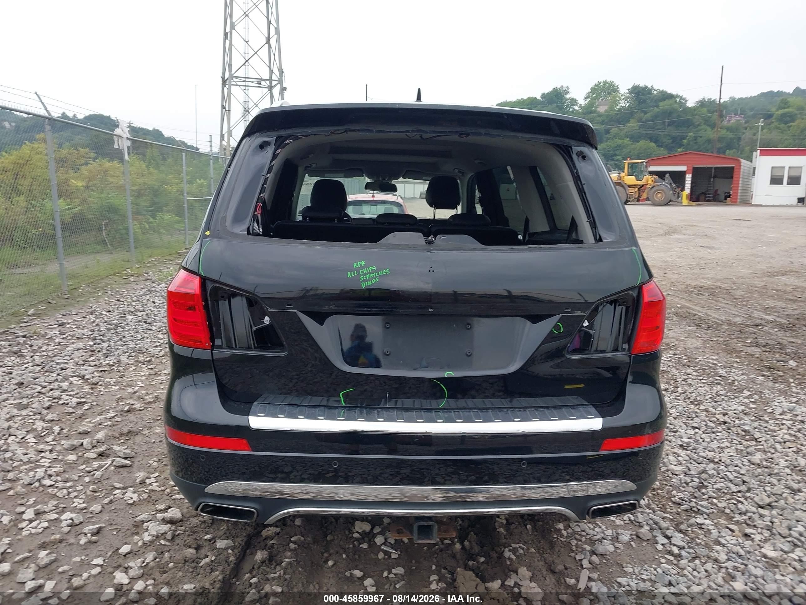 2014 Mercedes-benz Gl 450 4matic Black vin: 4JGDF7CE8EA381691