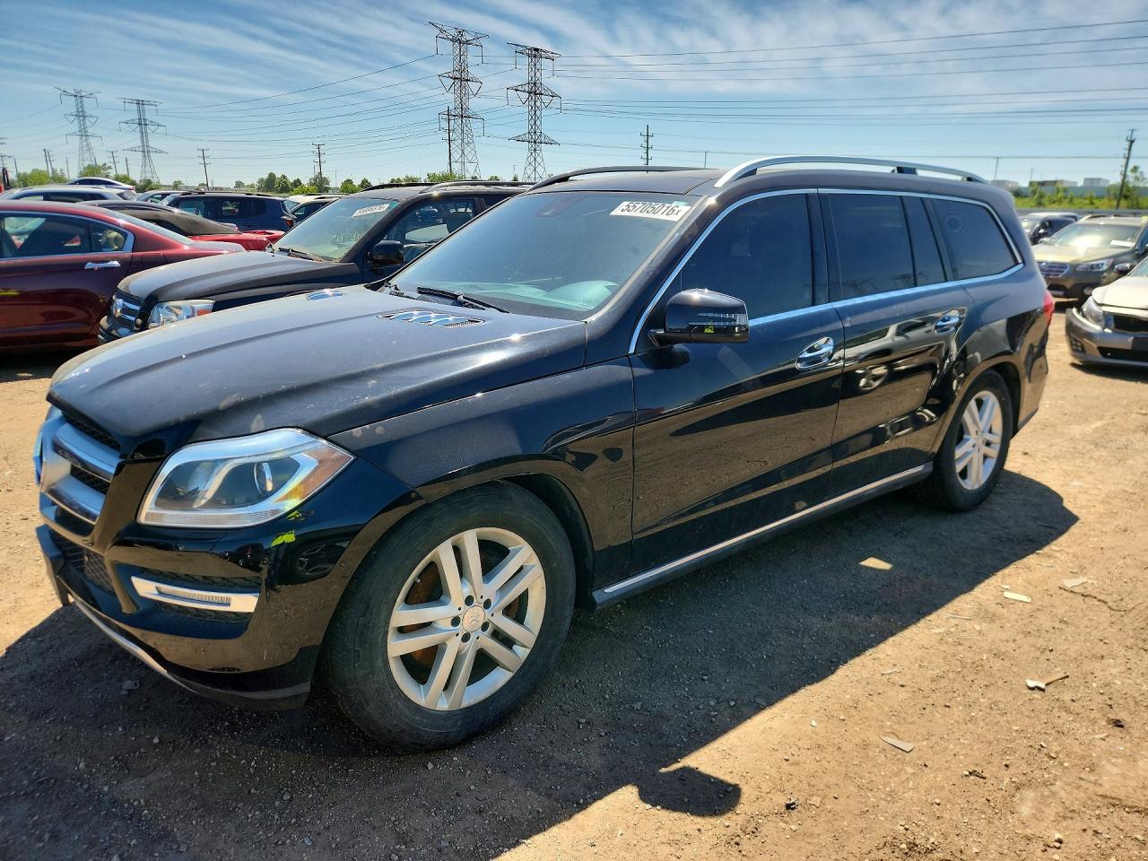 2014 Mercedes-benz Gl 450 4matic Черный vin: 4JGDF7CE8EA395848