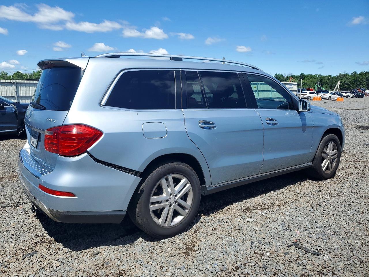 2014 Mercedes-benz Gl 450 4matic Silver vin: 4JGDF7CE8EA411451