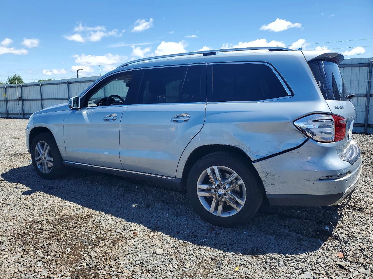 2014 Mercedes-benz Gl 450 4matic Silver vin: 4JGDF7CE8EA411451