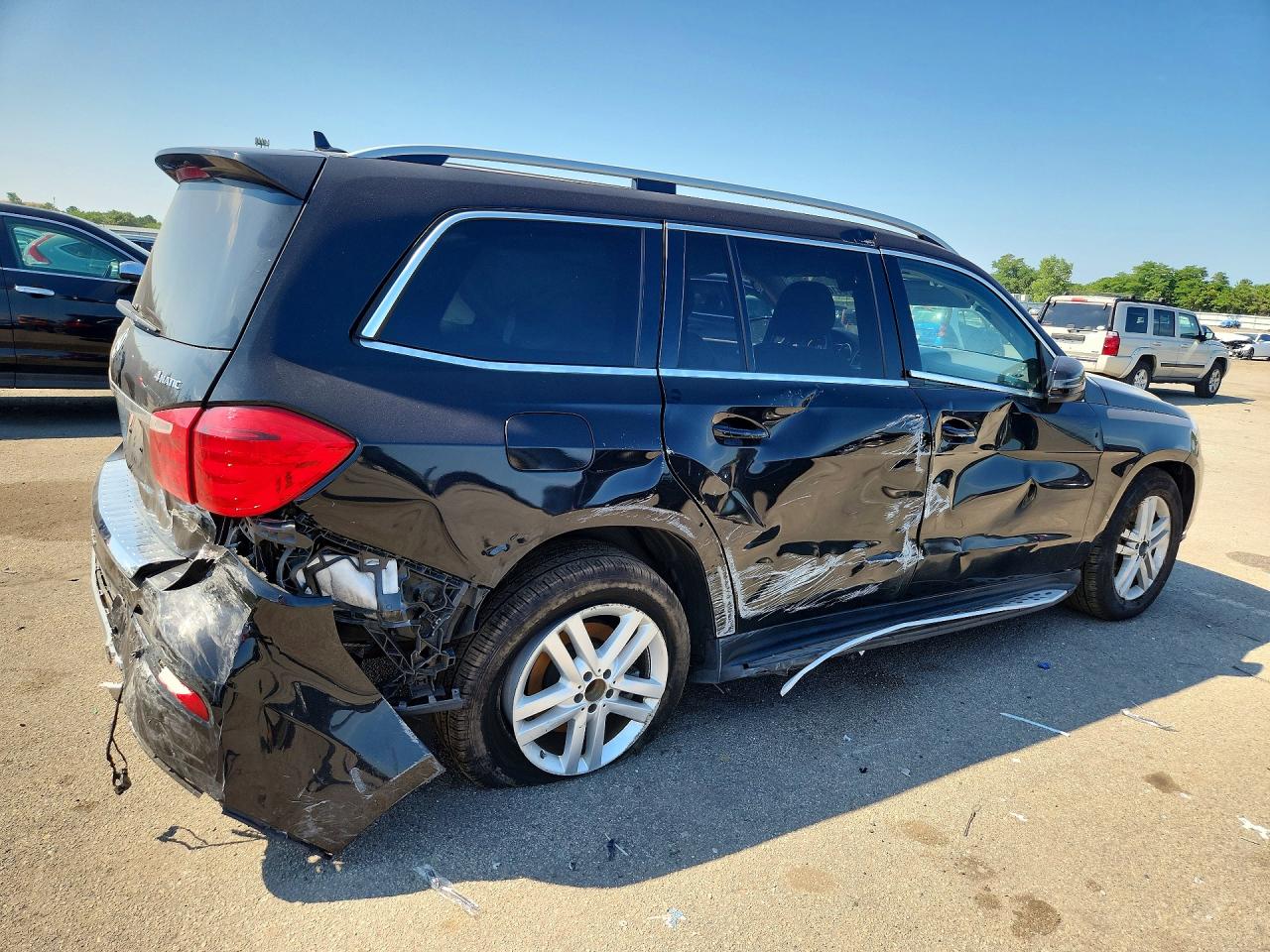 2014 Mercedes-benz Gl 450 4matic Black vin: 4JGDF7CE8EA420148