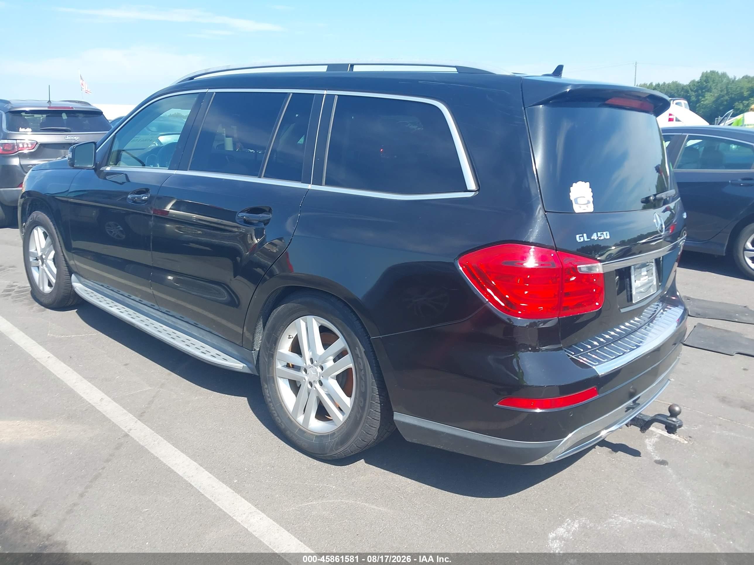 2014 Mercedes-benz Gl 450 4matic Black vin: 4JGDF7CE8EA420666