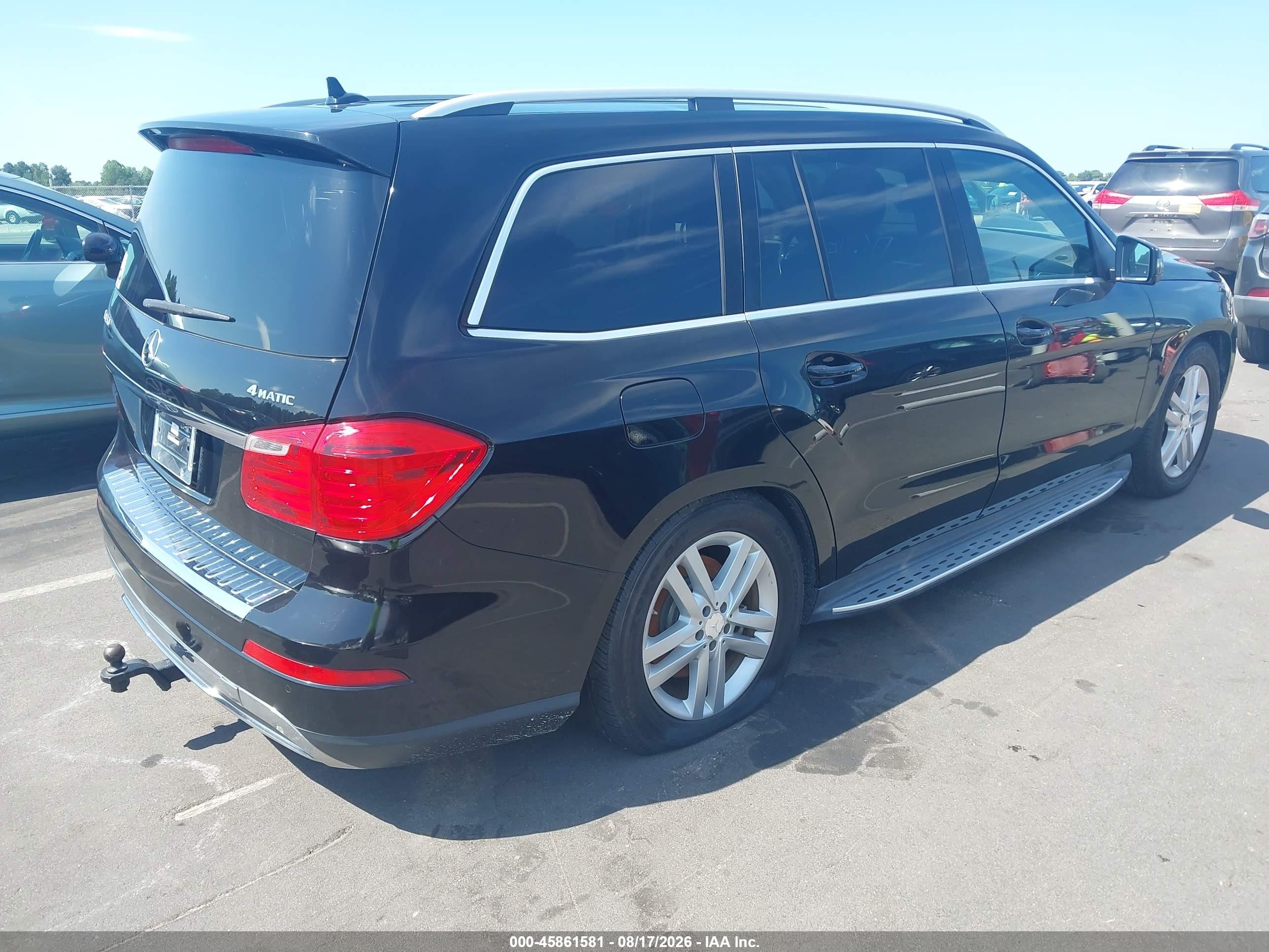 2014 Mercedes-benz Gl 450 4matic Black vin: 4JGDF7CE8EA420666