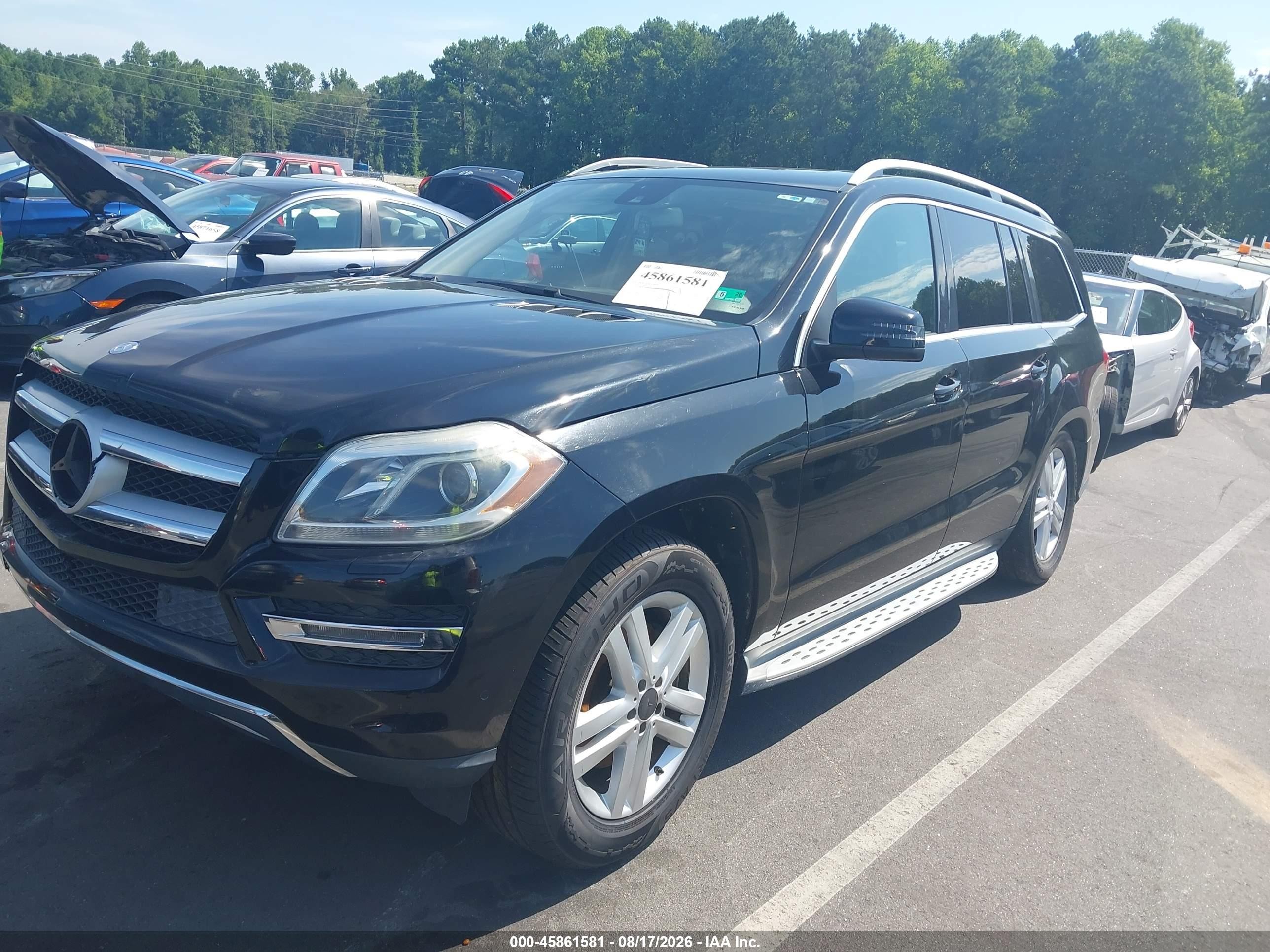 2014 Mercedes-benz Gl 450 4matic Black vin: 4JGDF7CE8EA420666