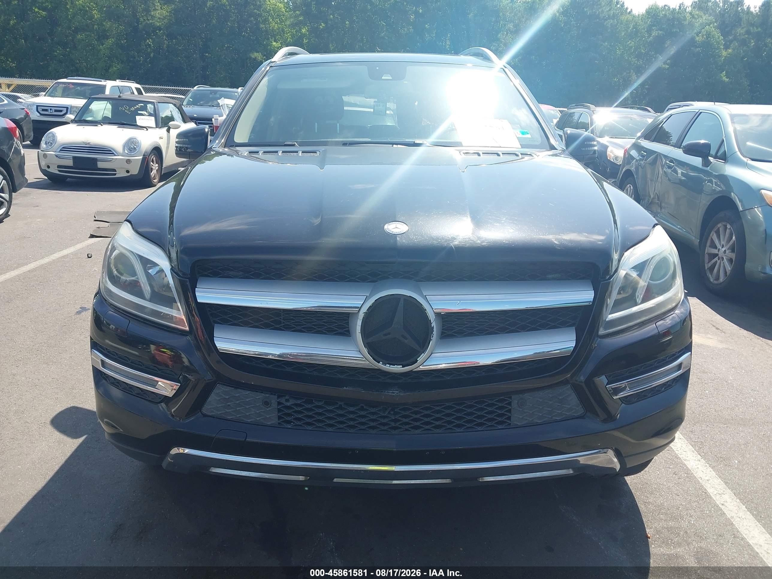 2014 Mercedes-benz Gl 450 4matic Black vin: 4JGDF7CE8EA420666