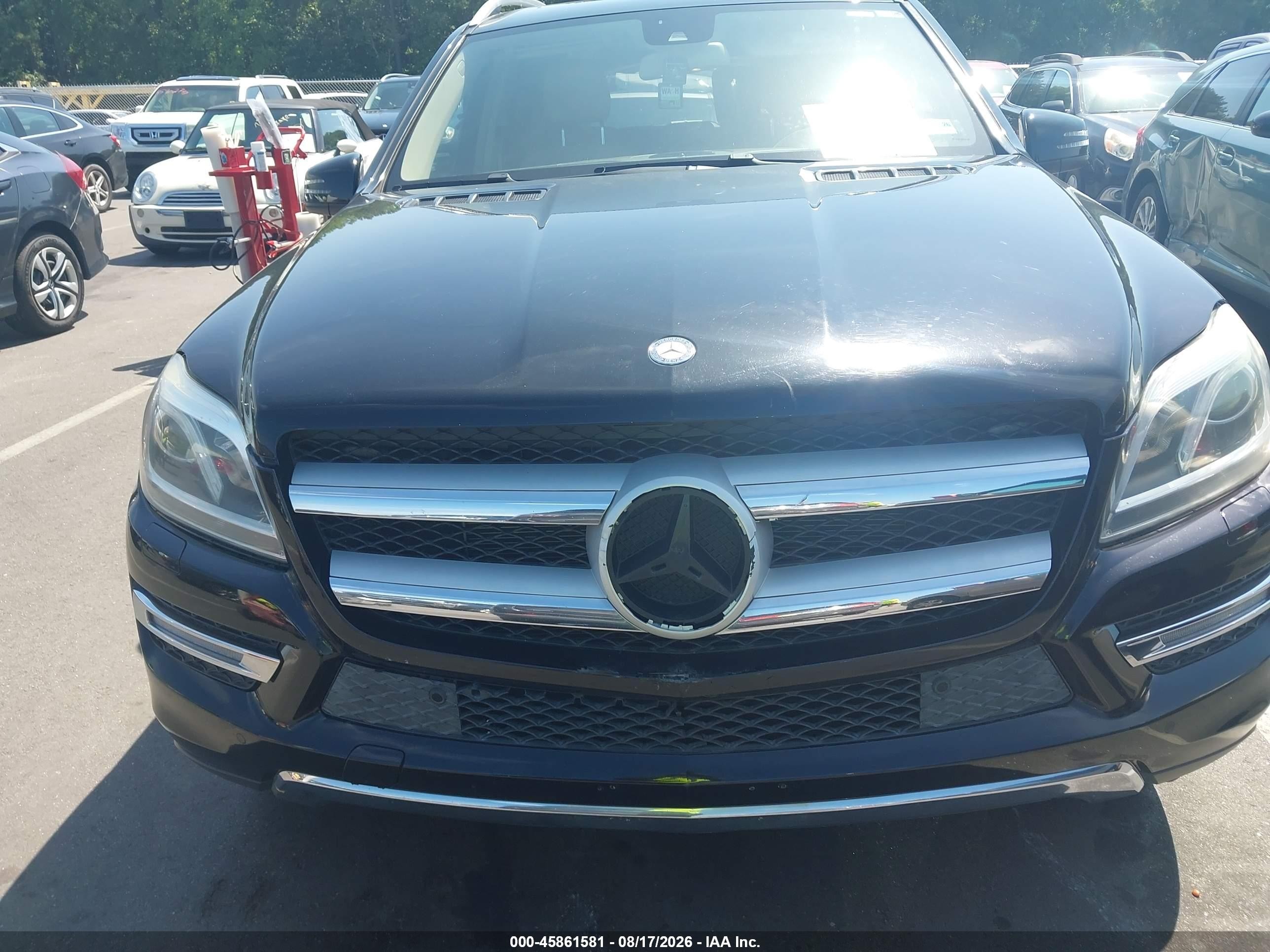 2014 Mercedes-benz Gl 450 4matic Black vin: 4JGDF7CE8EA420666