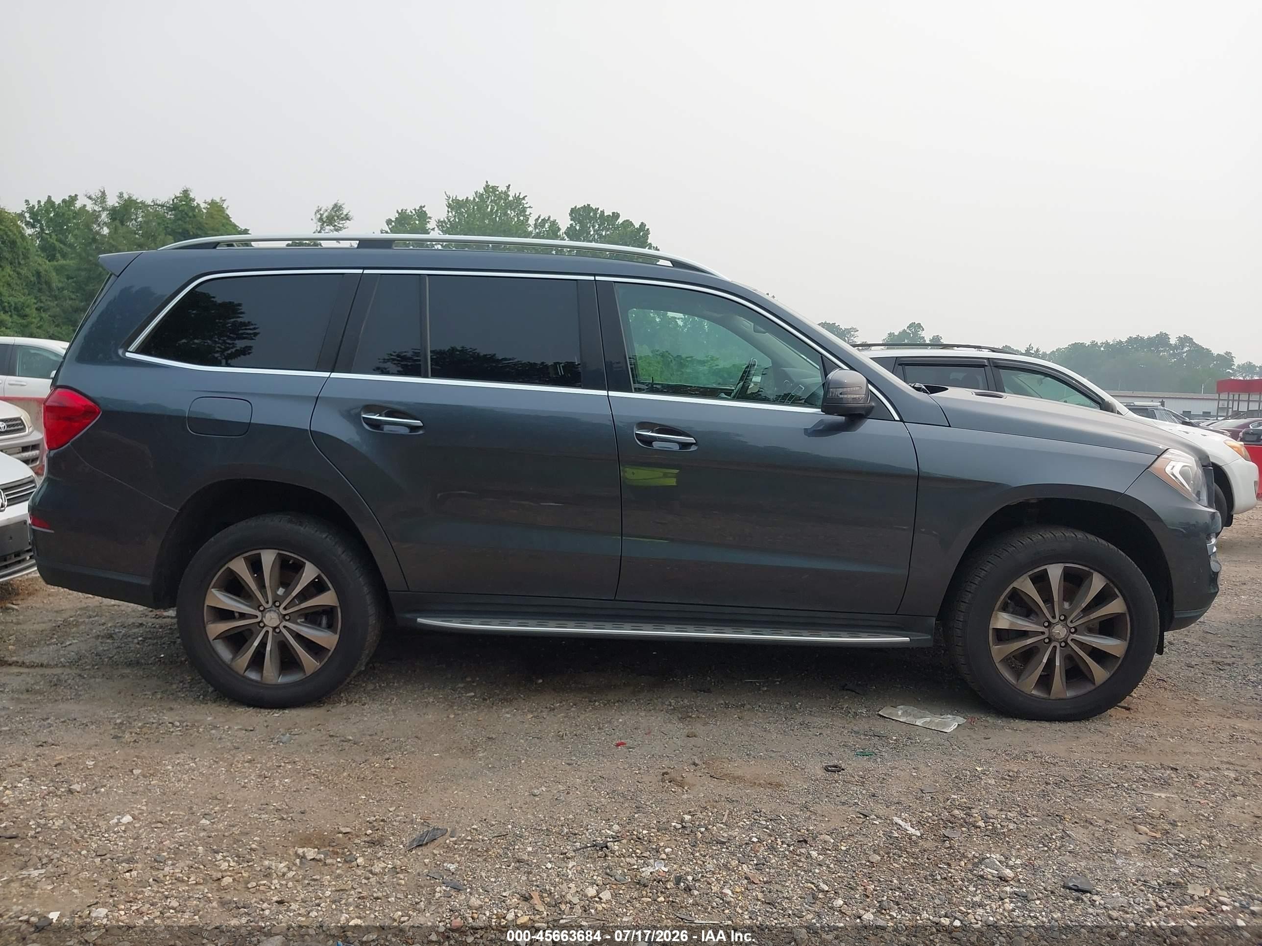 2013 Mercedes-benz Gl 450 4matic Blue vin: 4JGDF7CE9DA098280