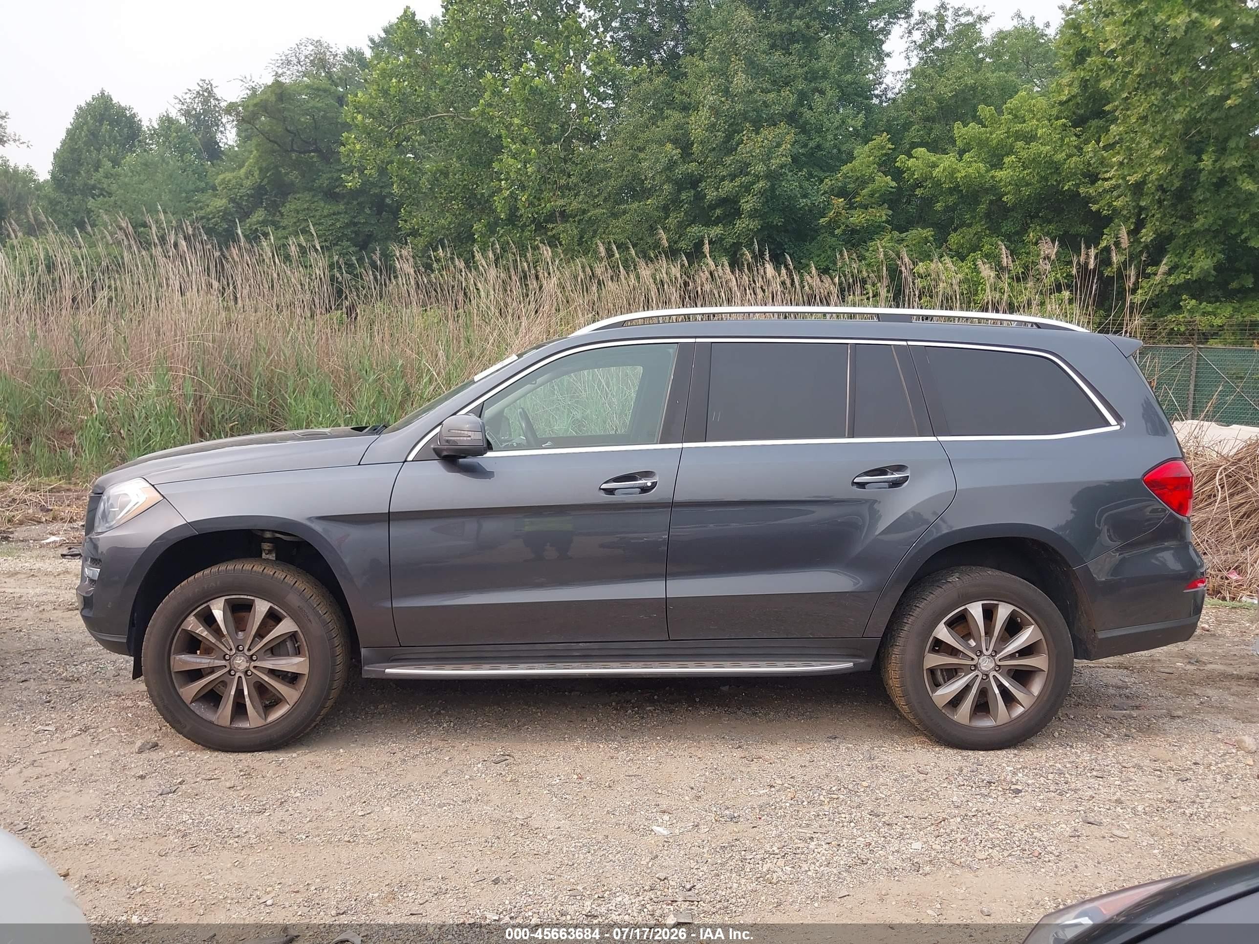 2013 Mercedes-benz Gl 450 4matic Blue vin: 4JGDF7CE9DA098280