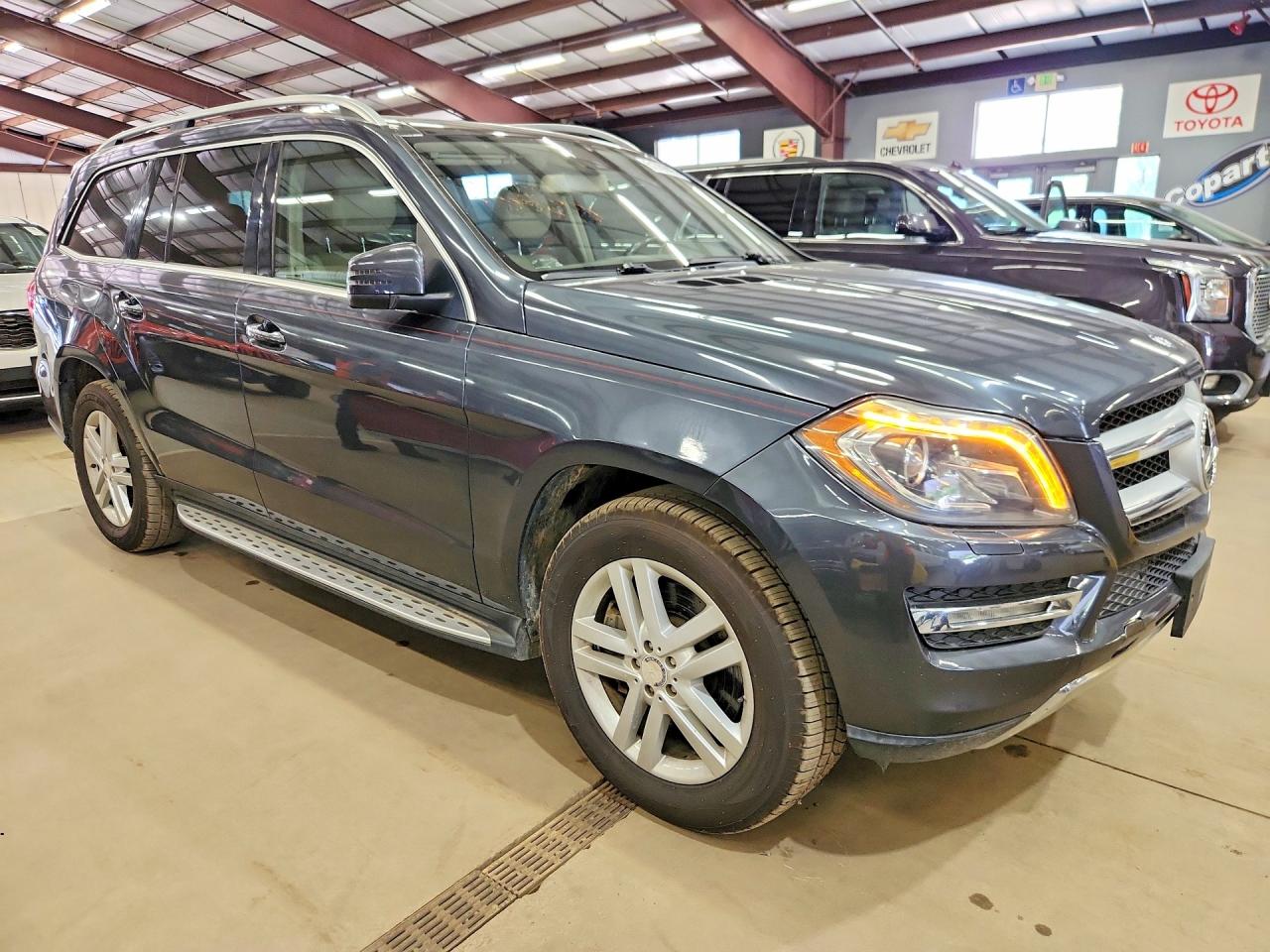 2013 Mercedes-benz Gl 450 4matic Blue vin: 4JGDF7CE9DA141287